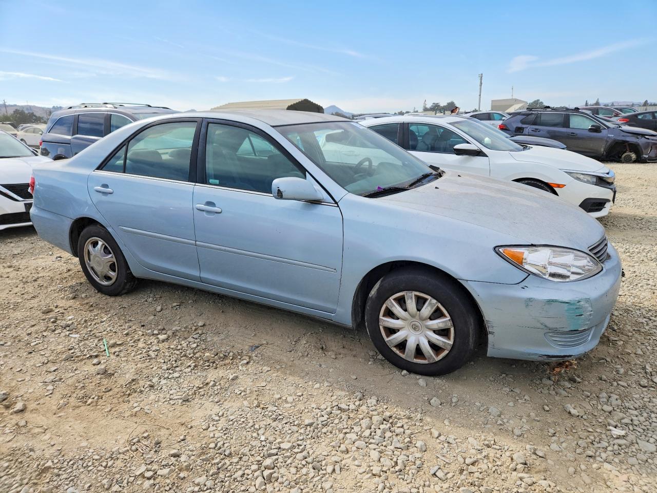 2006 Toyota Camry Le Синий vin: 4T1BE32KX6U689441