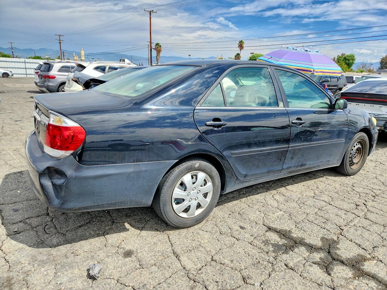 2006 Toyota Camry Le Black vin: 4T1BE32KX6U697300