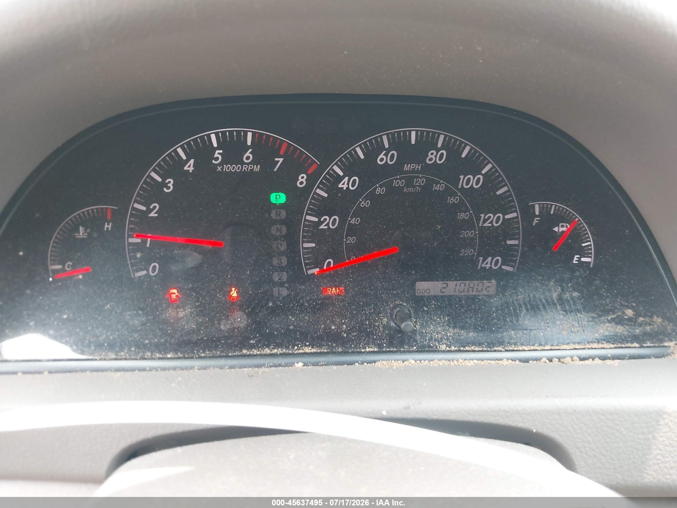 2006 Toyota Camry Le Gray vin: 4T1BE32KX6U705685