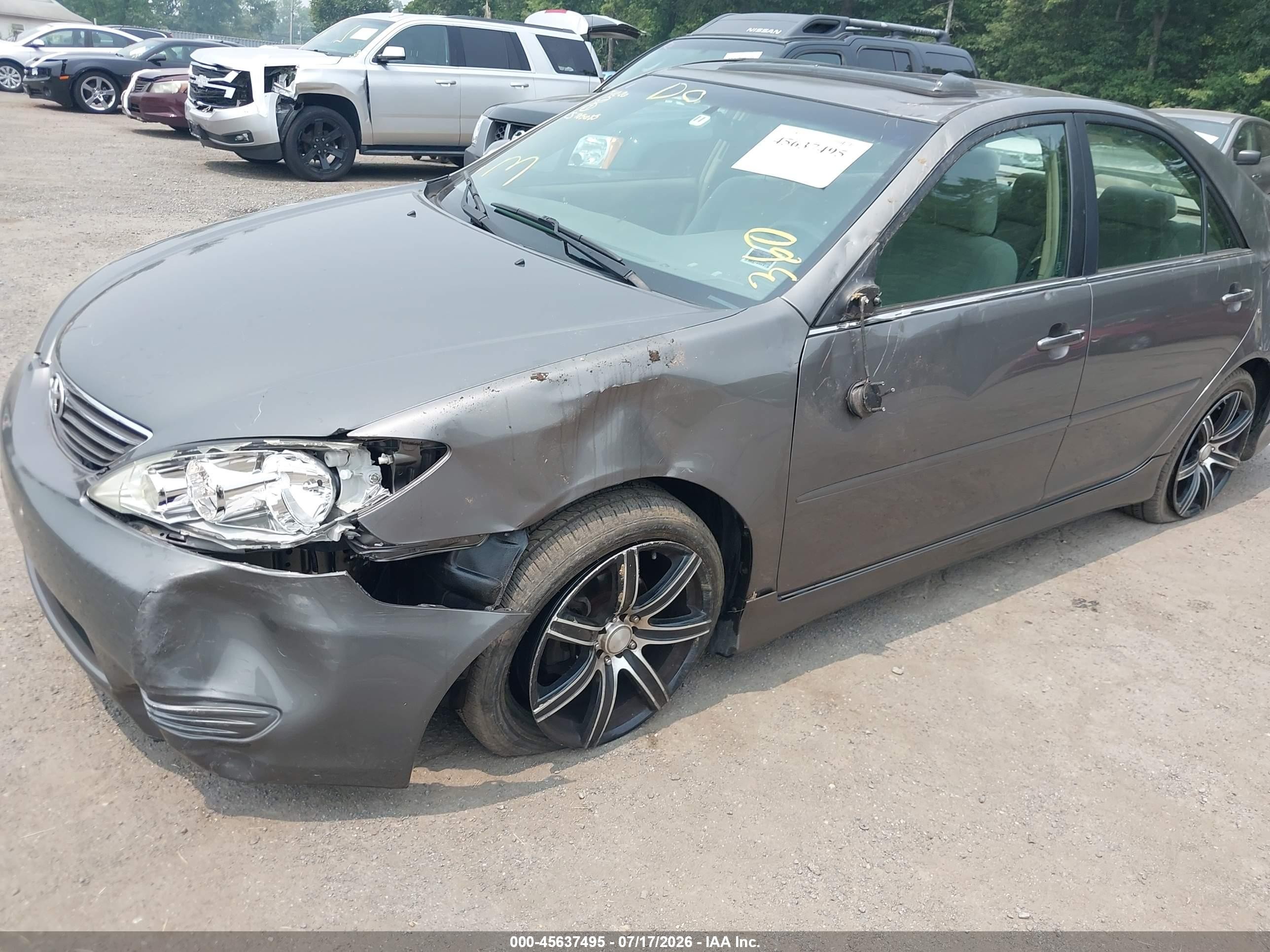 2006 Toyota Camry Le Gray vin: 4T1BE32KX6U705685