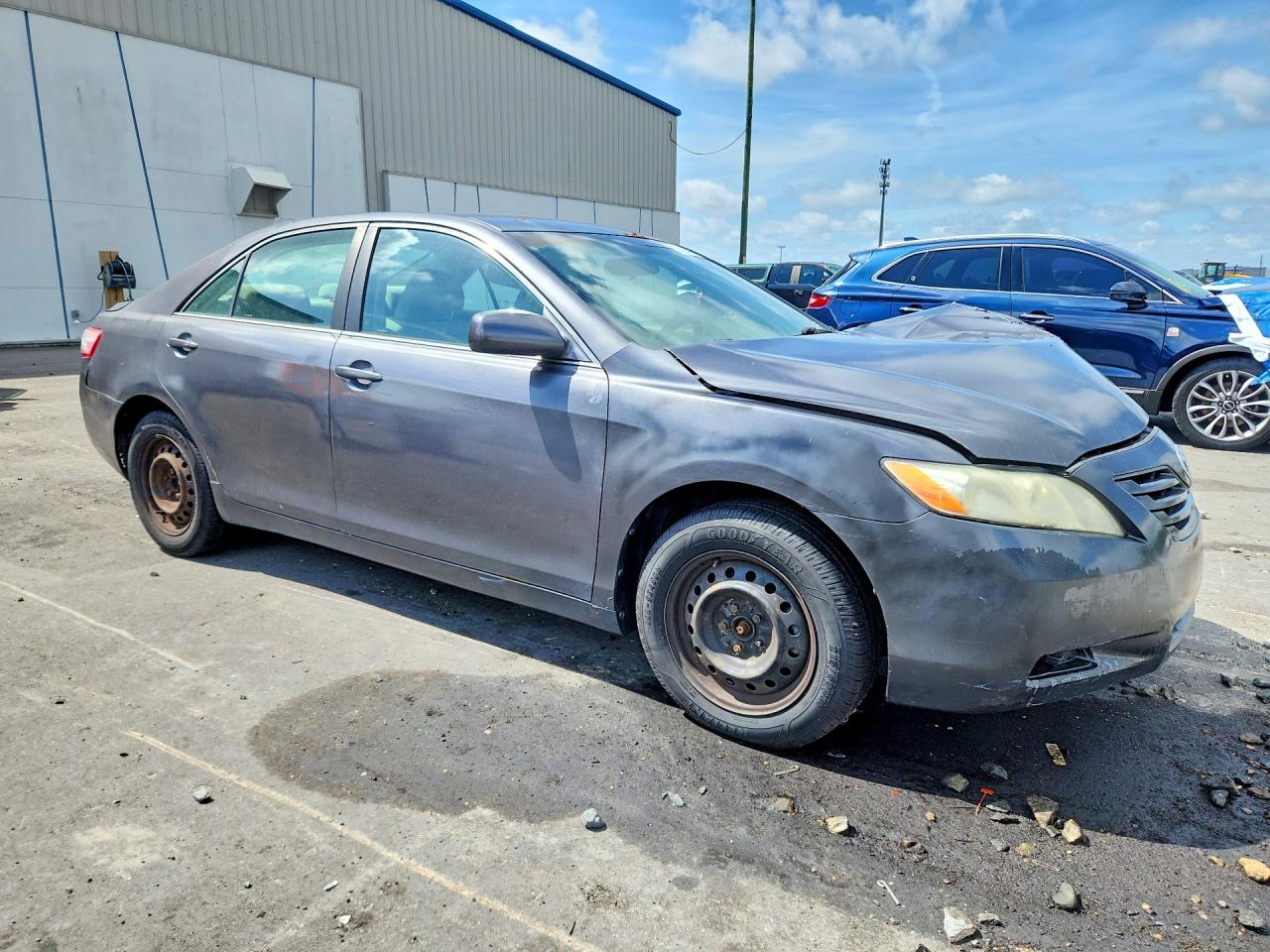 2007 Toyota Camry Le Серый vin: 4T1BE46K07U012089