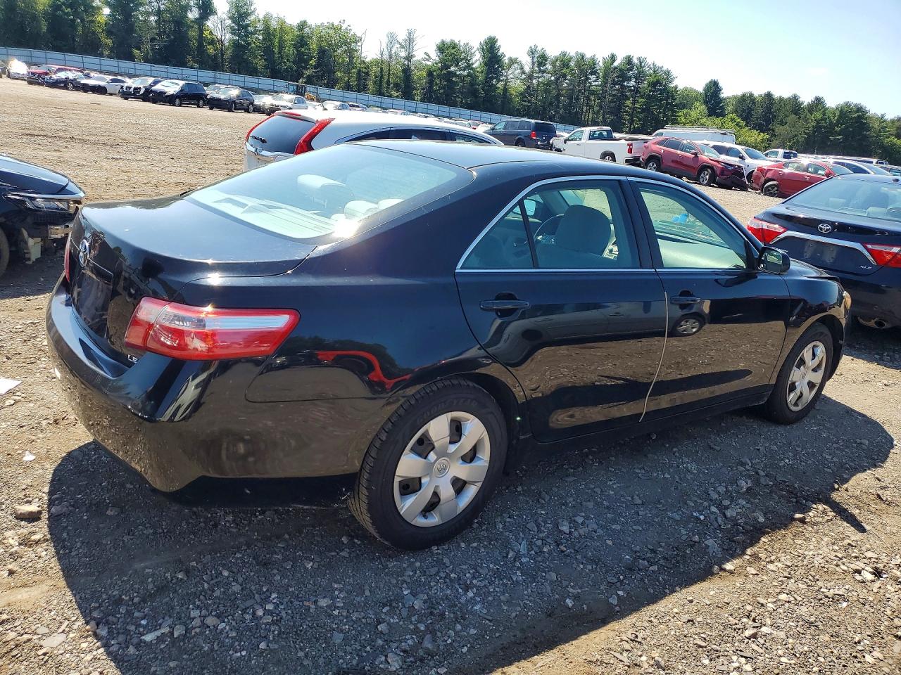 2007 Toyota Camry Le Black vin: 4T1BE46K07U014456