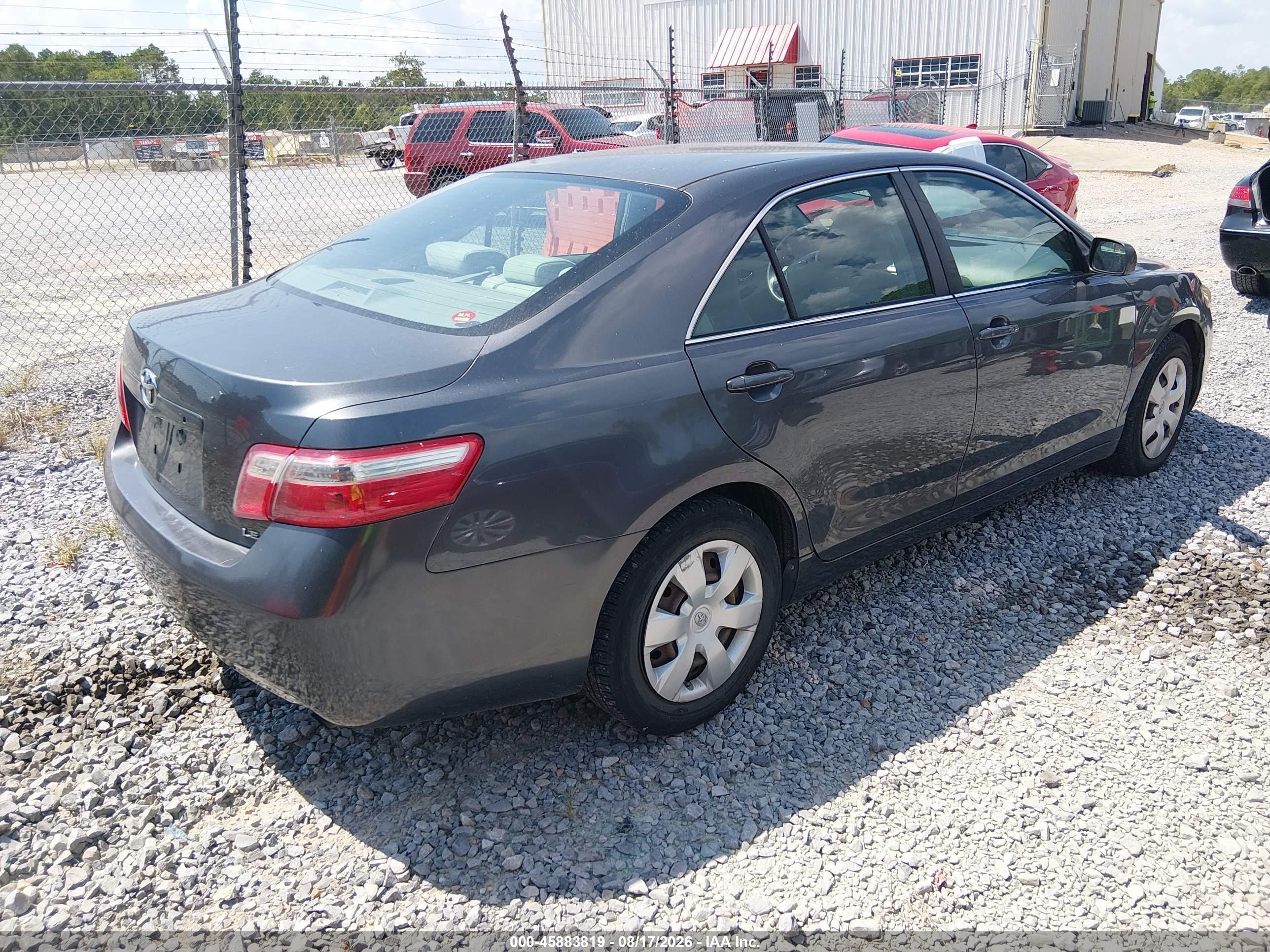2007 Toyota Camry Le Gray vin: 4T1BE46K07U022346