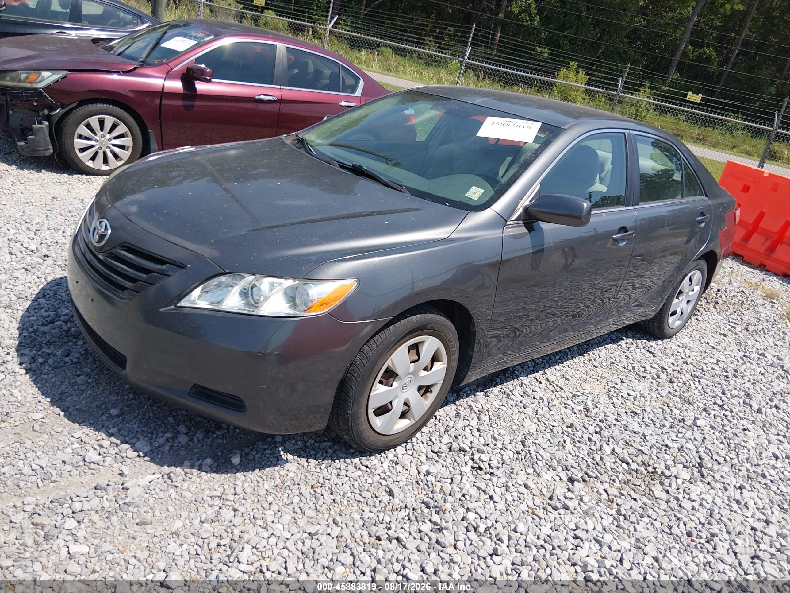 2007 Toyota Camry Le Gray vin: 4T1BE46K07U022346