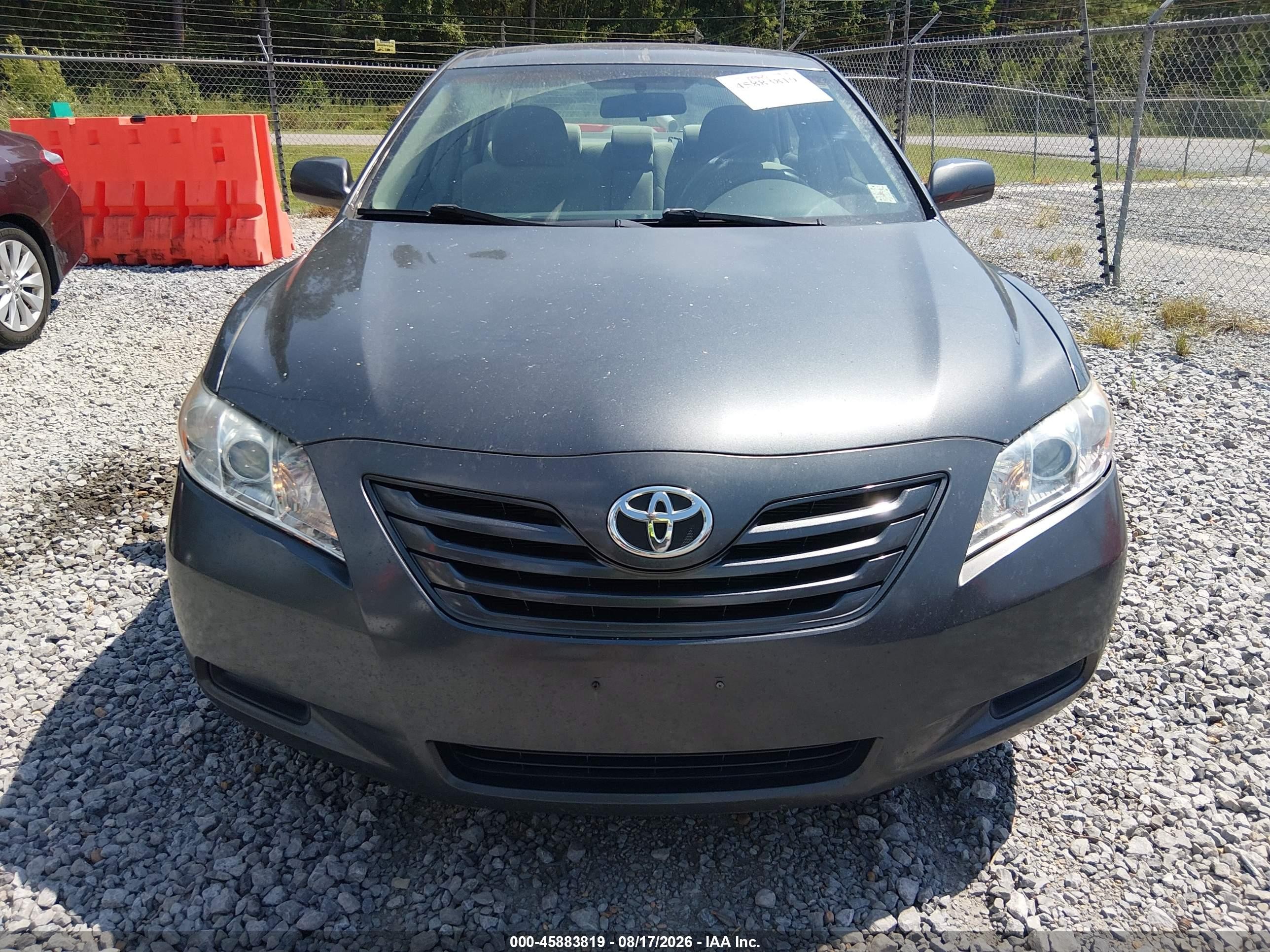 2007 Toyota Camry Le Gray vin: 4T1BE46K07U022346