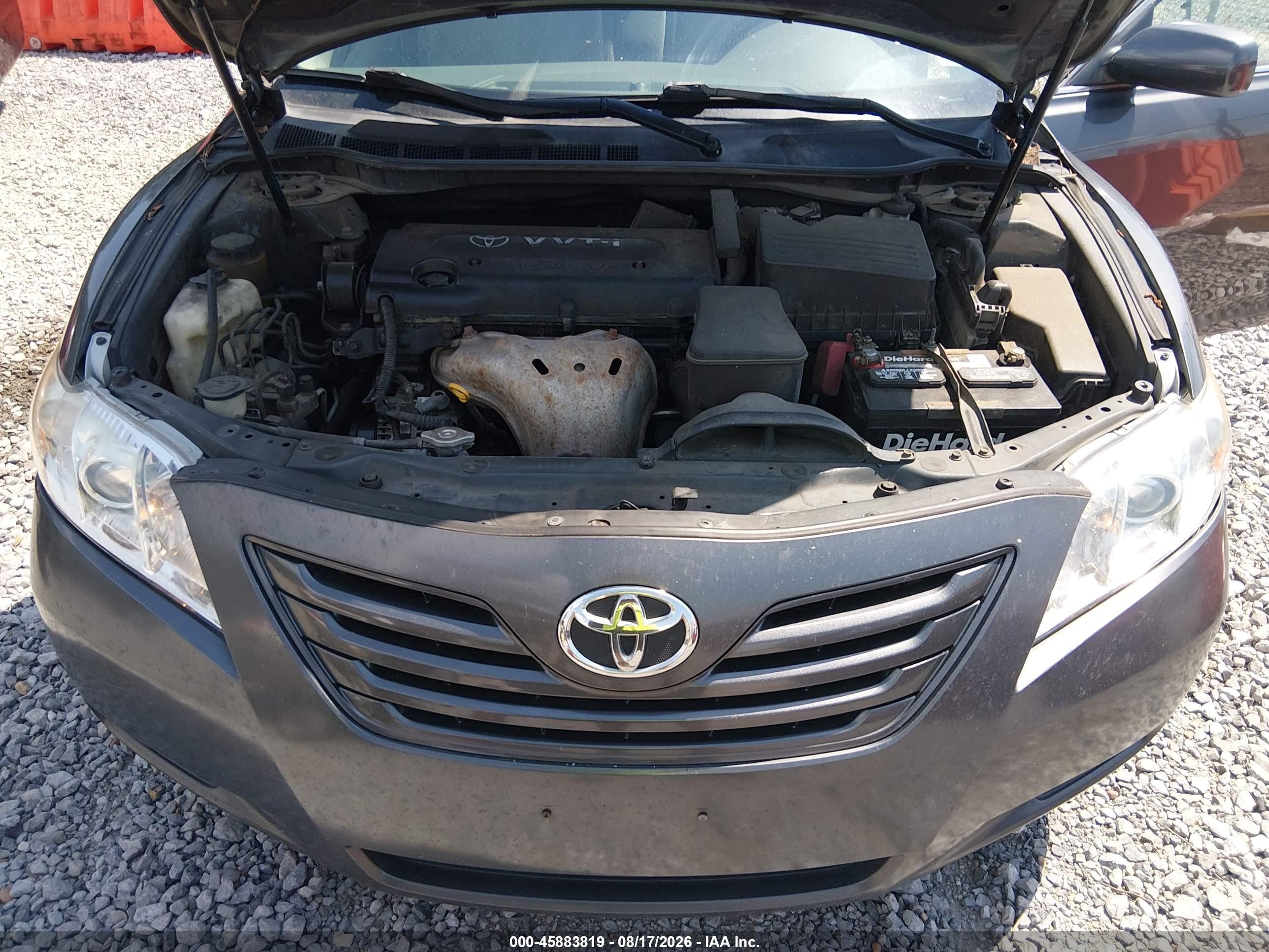 2007 Toyota Camry Le Gray vin: 4T1BE46K07U022346