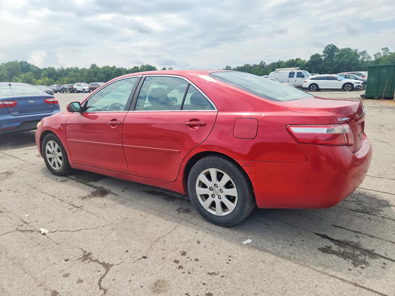 2007 Toyota Camry Xle Red vin: 4T1BE46K07U024548