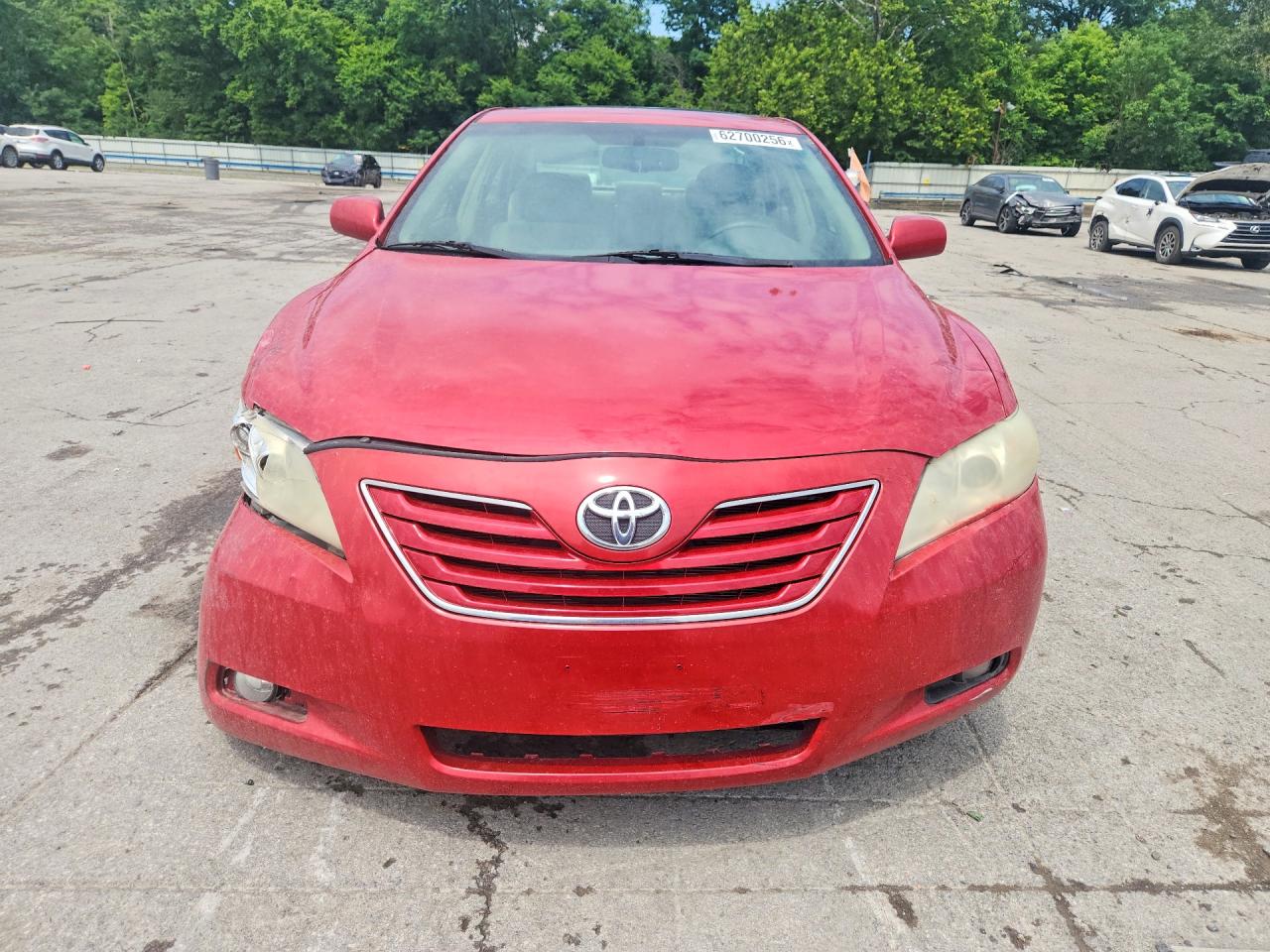 2007 Toyota Camry Xle Red vin: 4T1BE46K07U024548