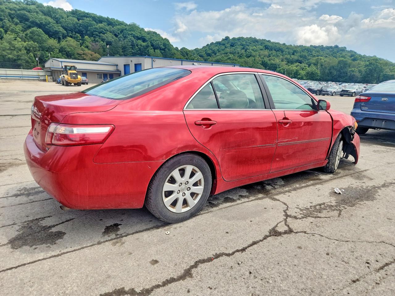 2007 Toyota Camry Xle Red vin: 4T1BE46K07U024548