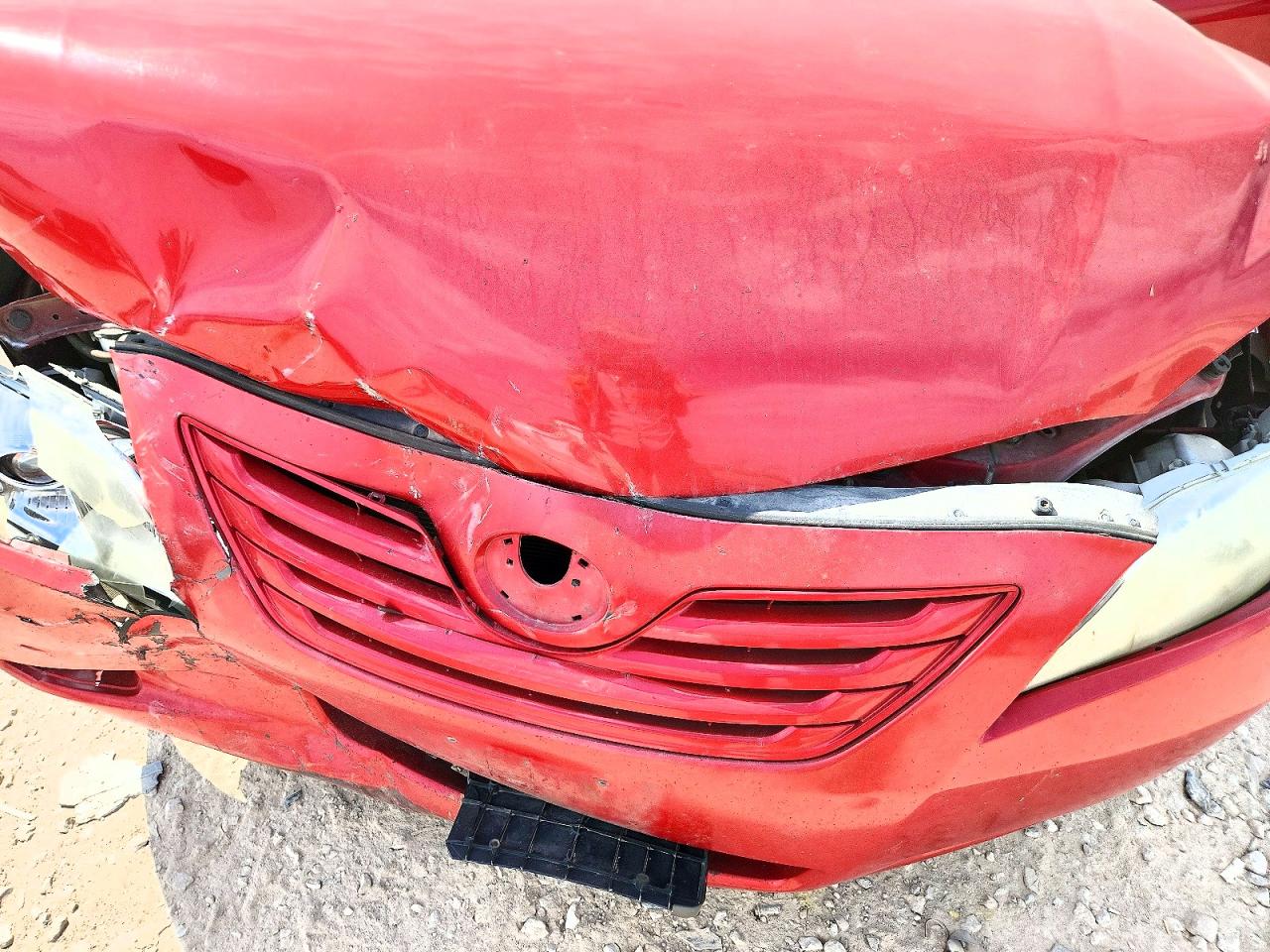 2007 Toyota Camry Le Красный vin: 4T1BE46K07U033086