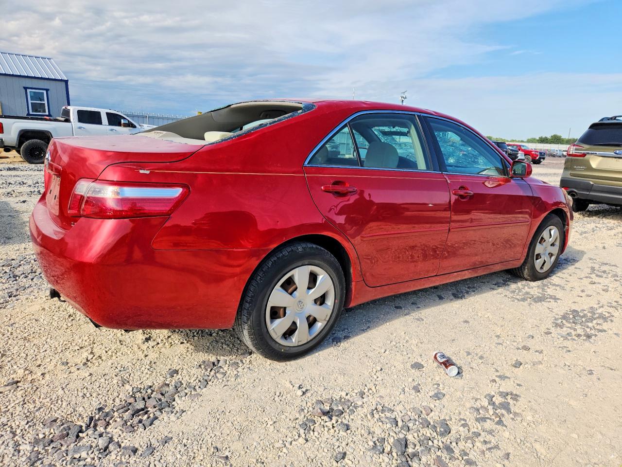 2007 Toyota Camry Le Red vin: 4T1BE46K07U033265