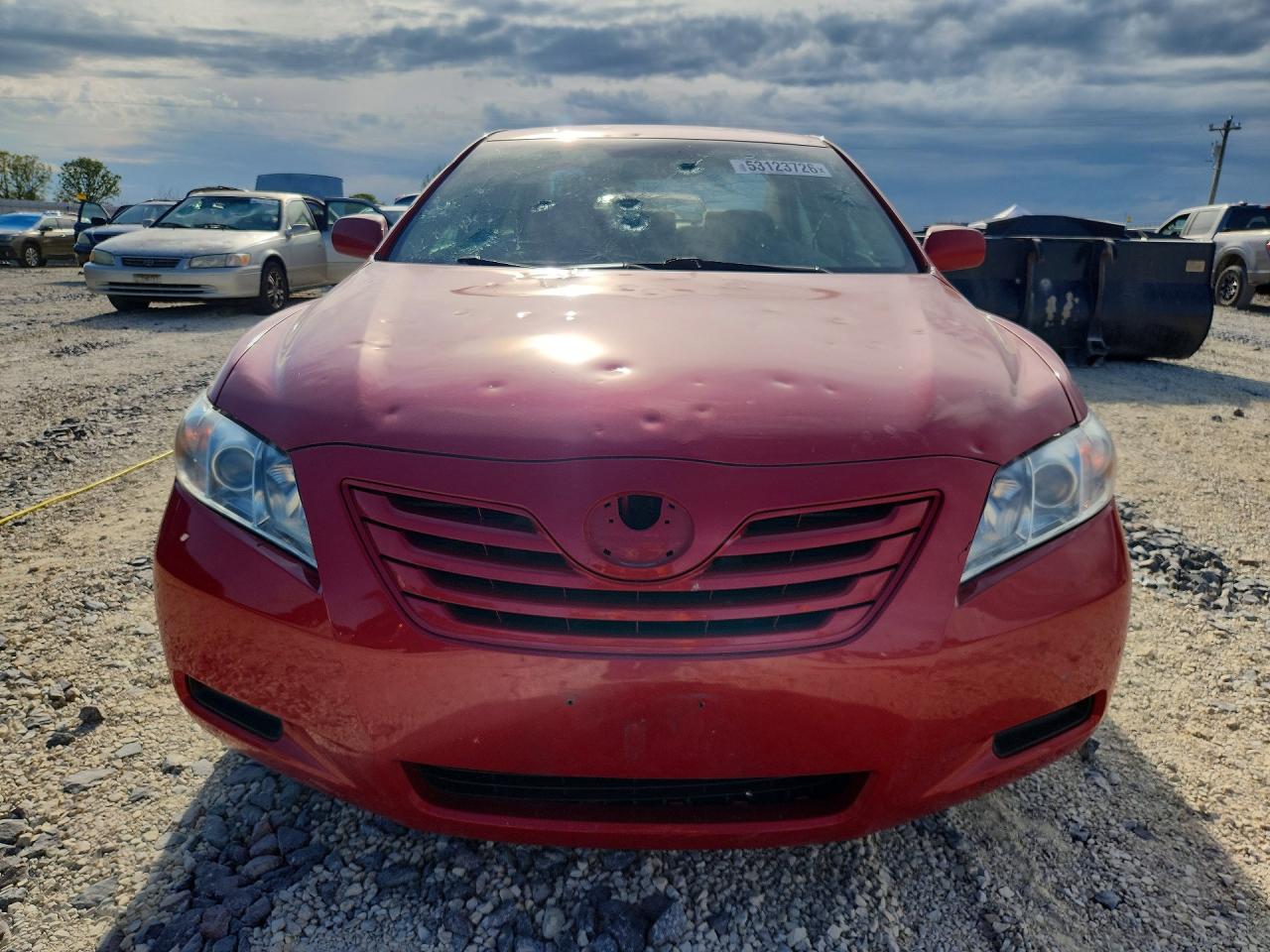 2007 Toyota Camry Le Red vin: 4T1BE46K07U033265