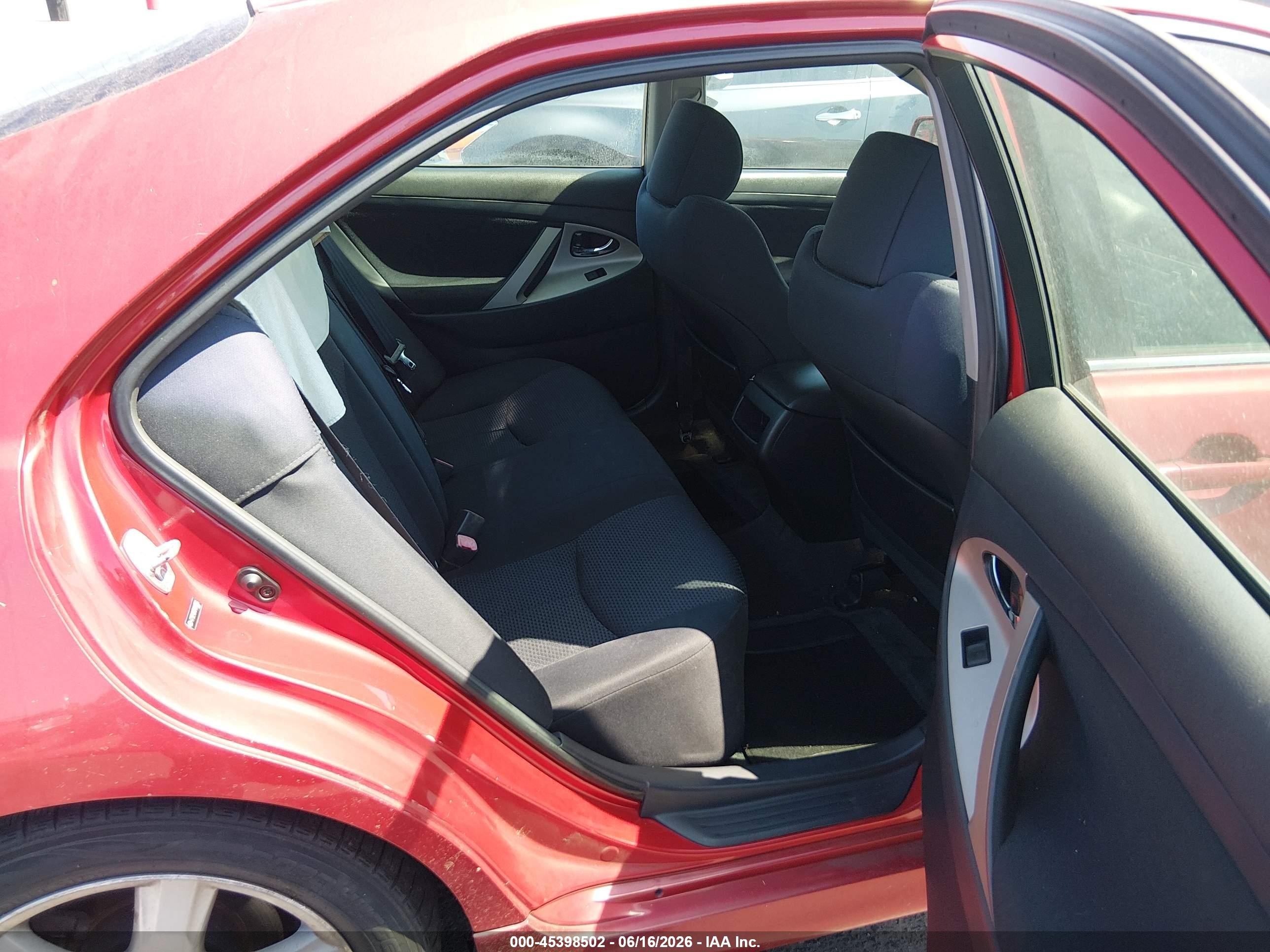 2007 Toyota Camry Se Red vin: 4T1BE46K07U040586