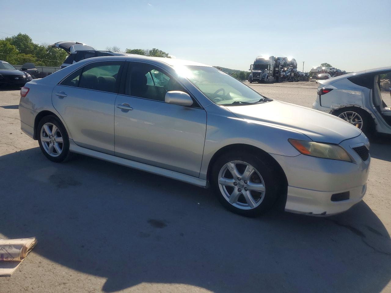 2007 Toyota Camry Se Серебряный vin: 4T1BE46K07U051412
