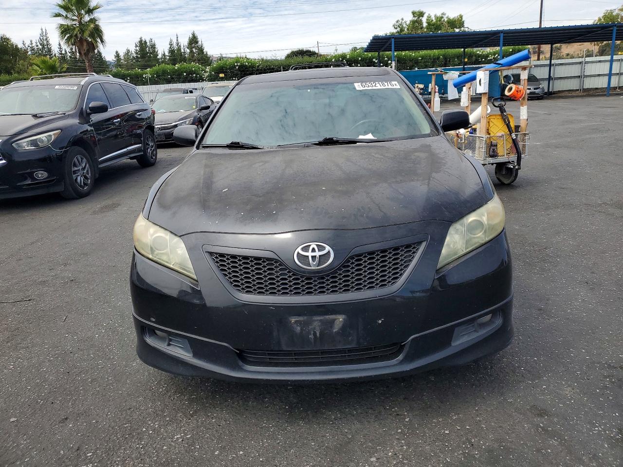 2007 Toyota Camry Se Black vin: 4T1BE46K07U080845