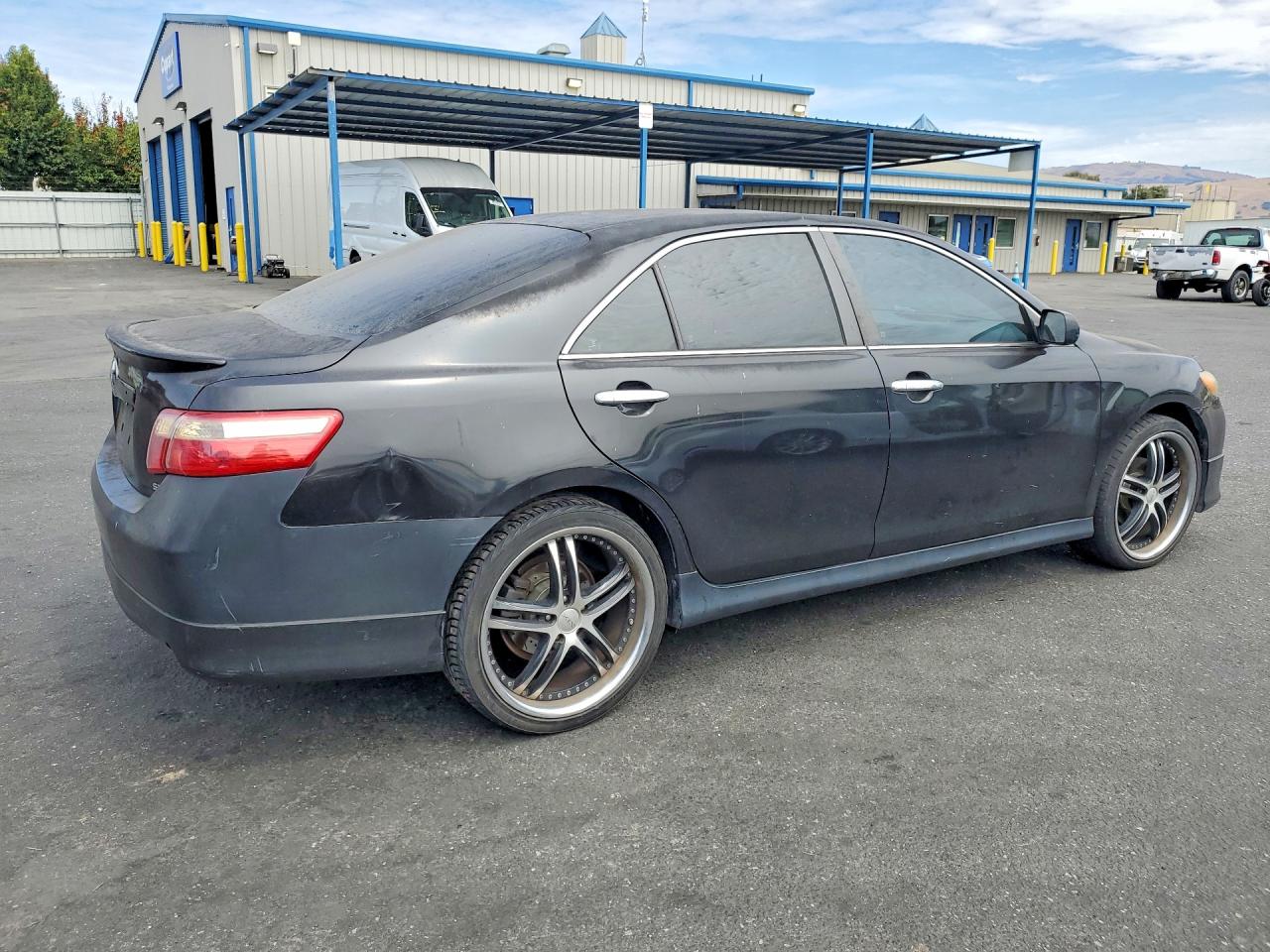 2007 Toyota Camry Se Black vin: 4T1BE46K07U080845