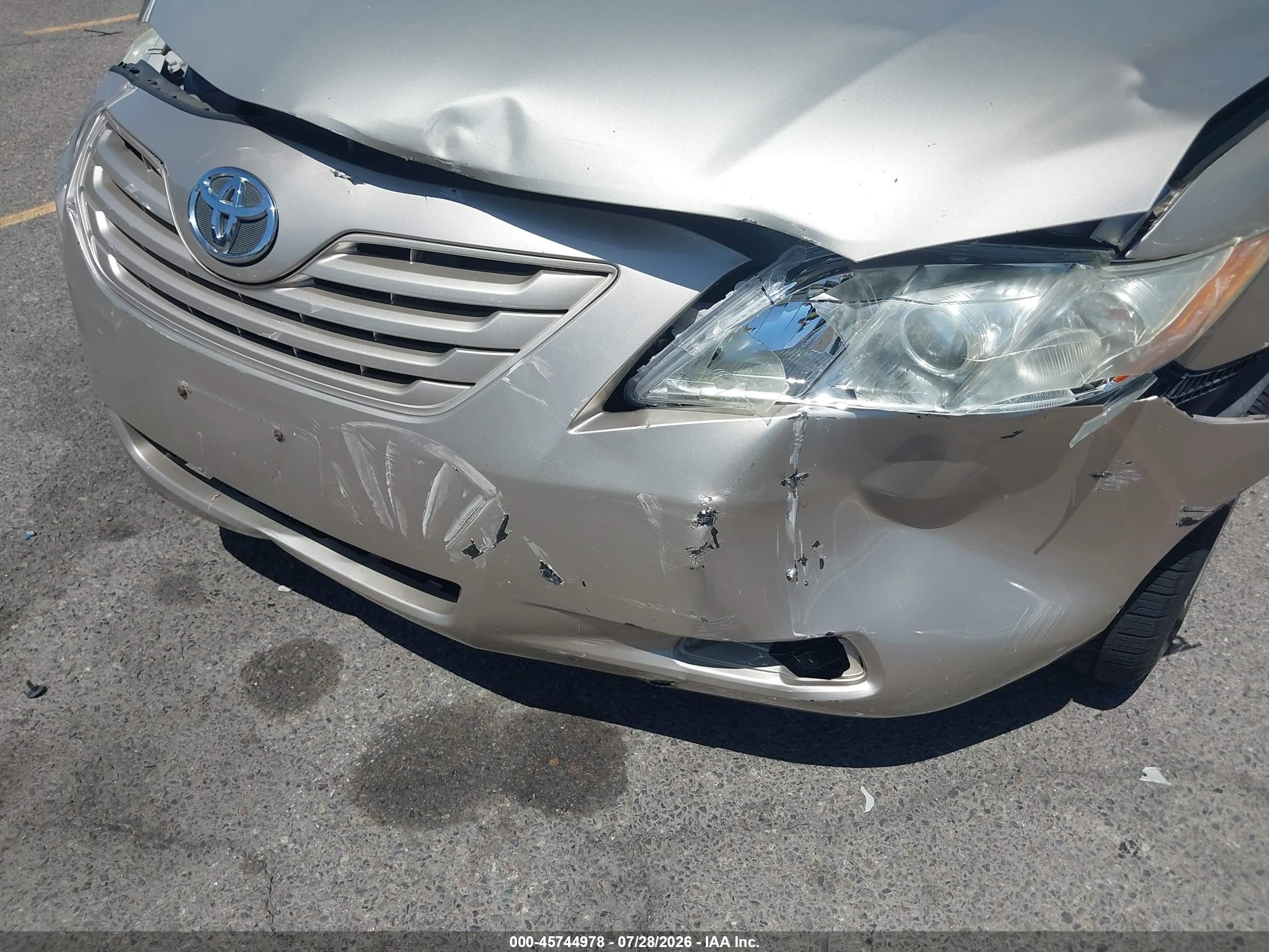 2007 Toyota Camry Le Tan vin: 4T1BE46K07U091473