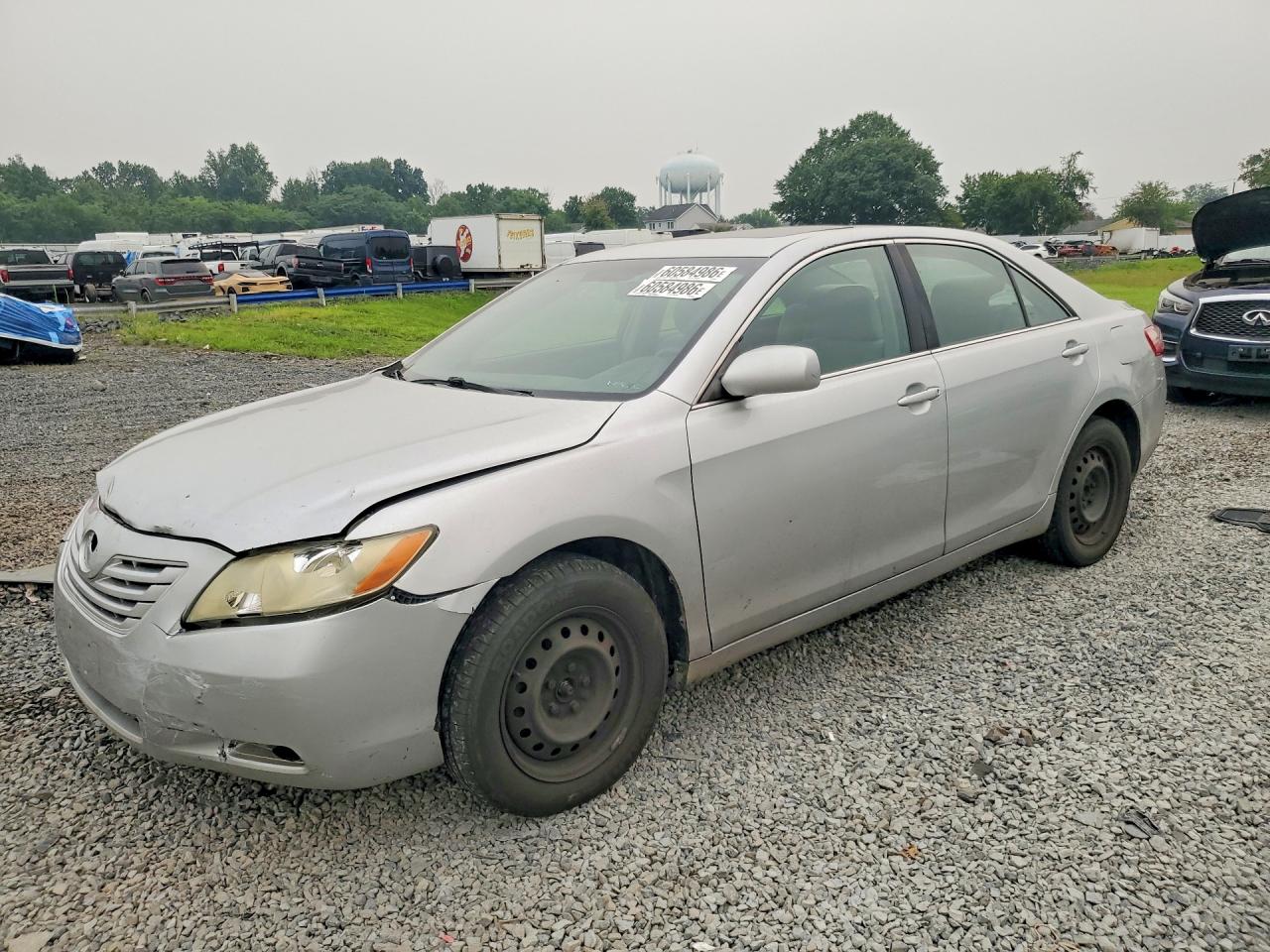 2007 Toyota Camry Le Silver vin: 4T1BE46K07U095748