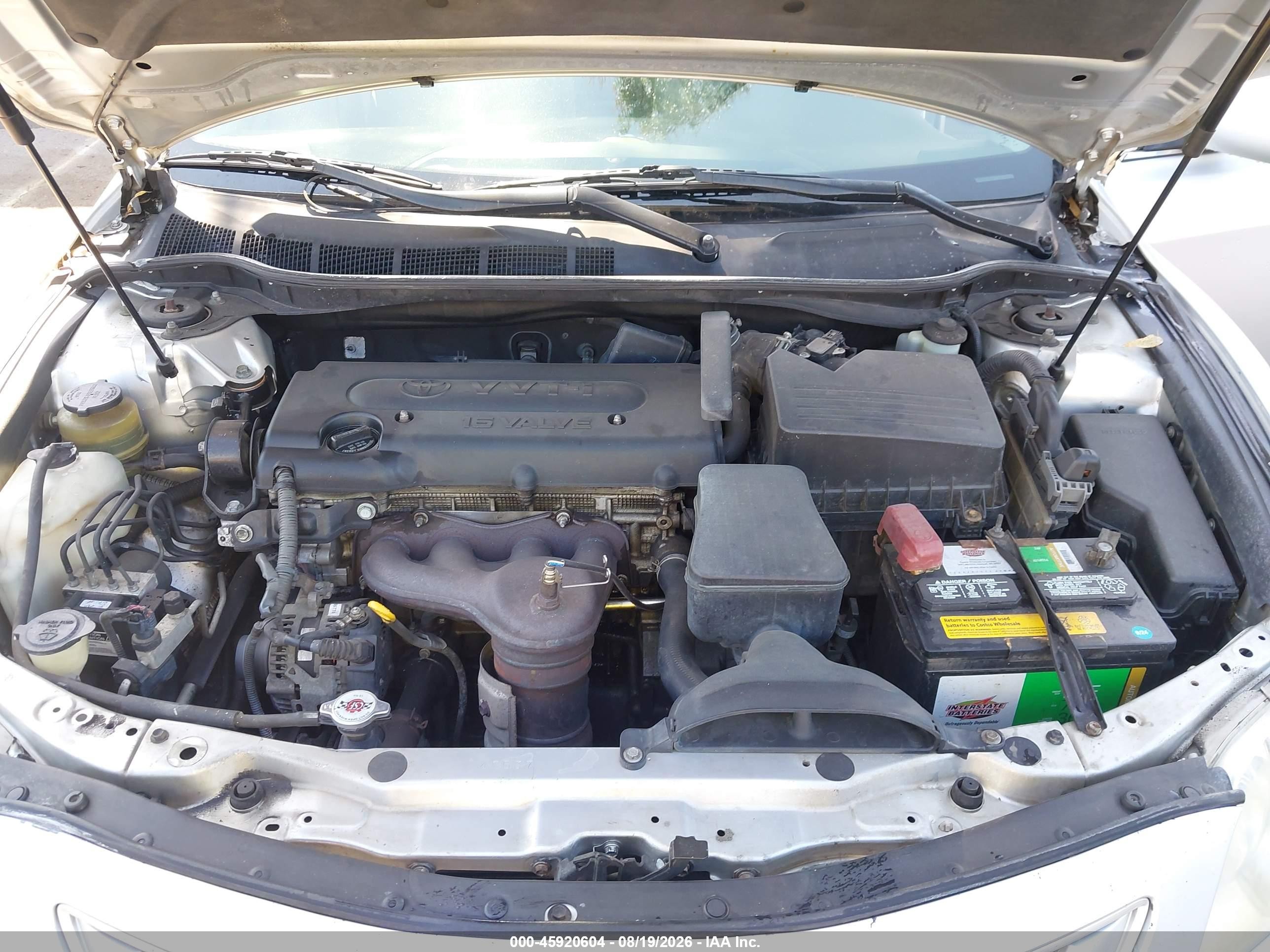 2007 Toyota Camry Le Серебряный vin: 4T1BE46K07U124827