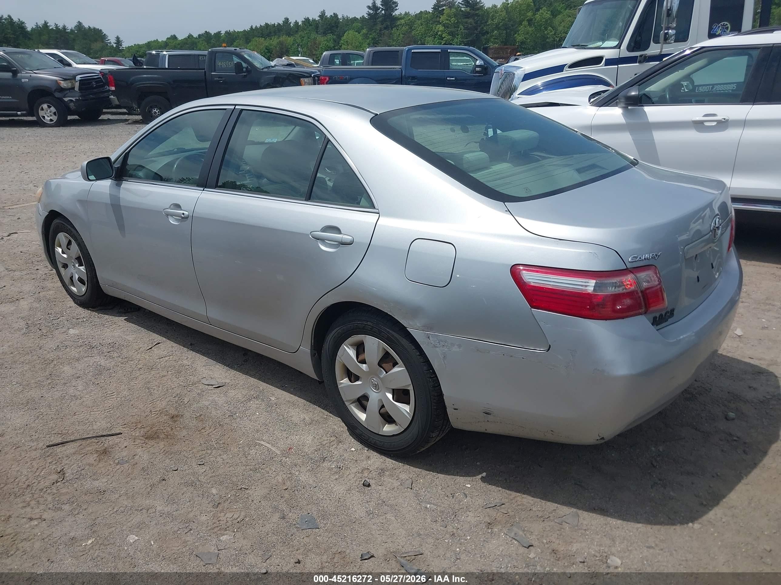 2007 Toyota Camry Le Light Blue vin: 4T1BE46K07U129591