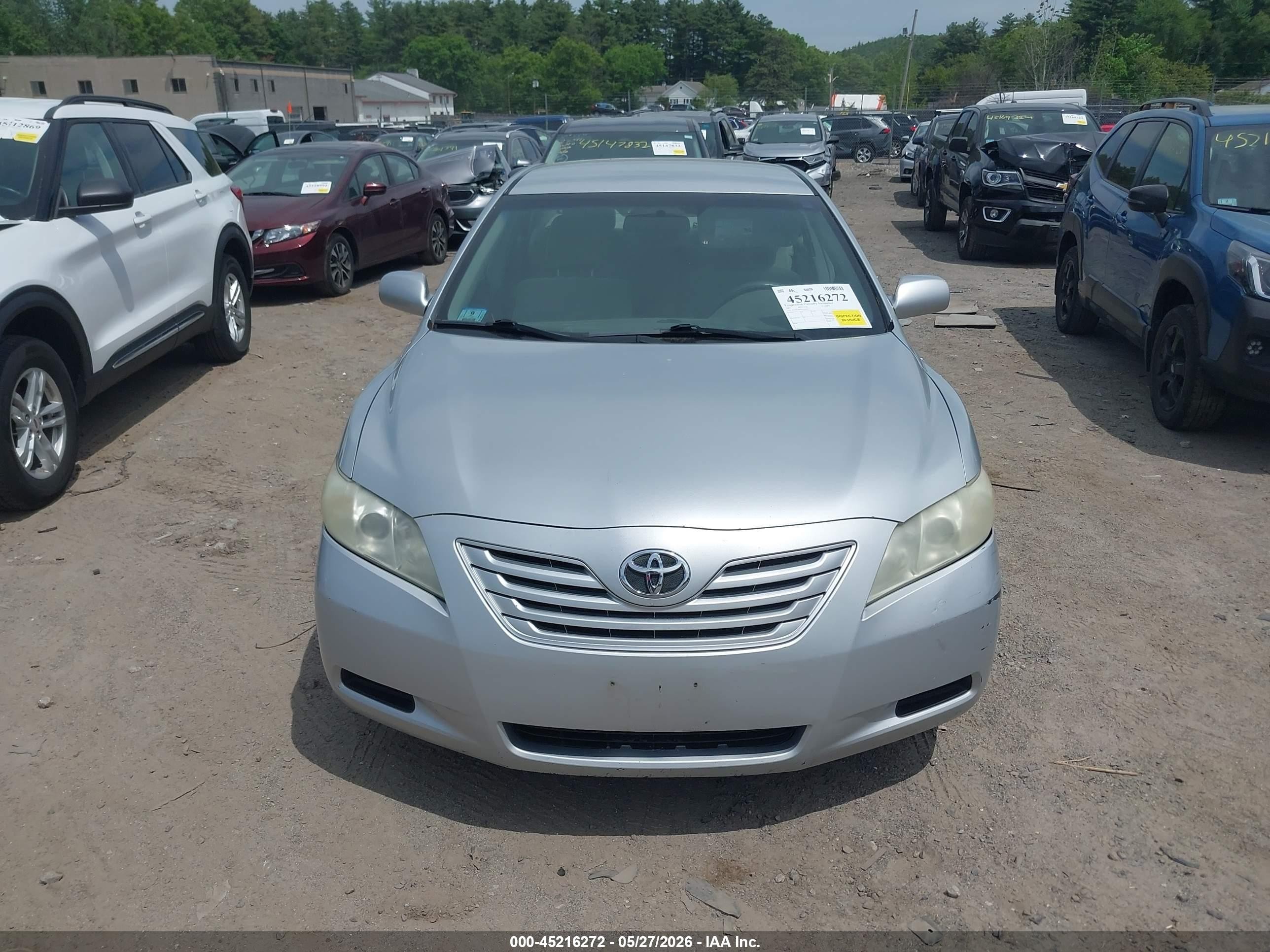 2007 Toyota Camry Le Light Blue vin: 4T1BE46K07U129591