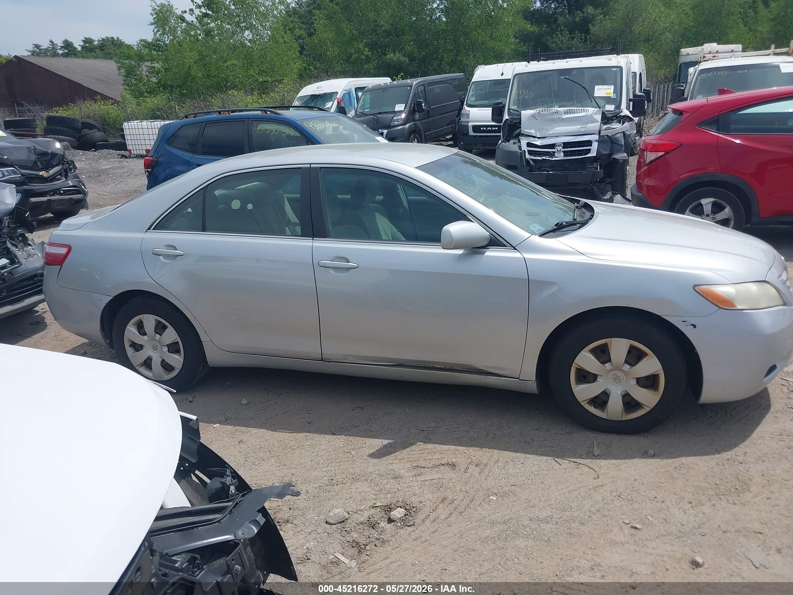 2007 Toyota Camry Le Light Blue vin: 4T1BE46K07U129591