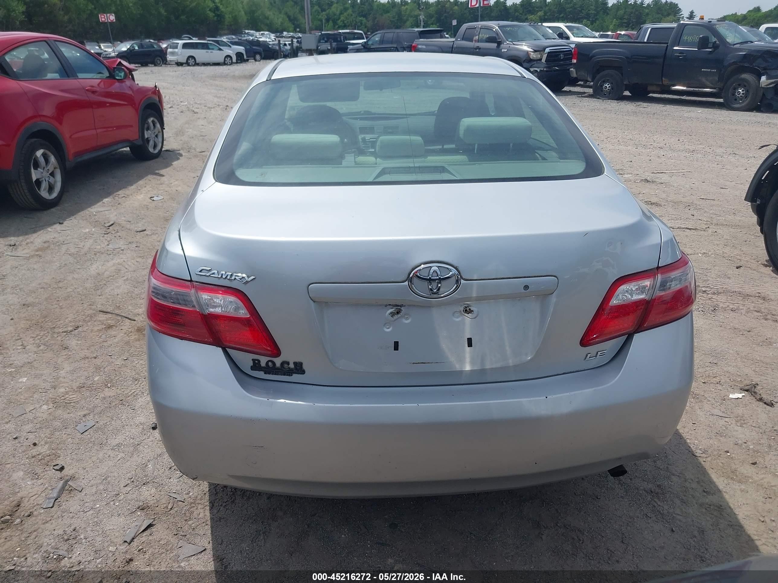 2007 Toyota Camry Le Light Blue vin: 4T1BE46K07U129591