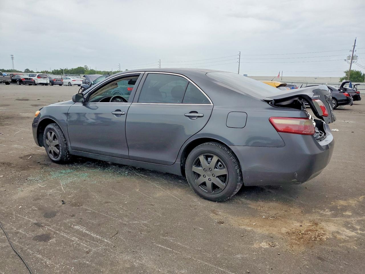 2007 Toyota Camry Le Gray vin: 4T1BE46K07U130501
