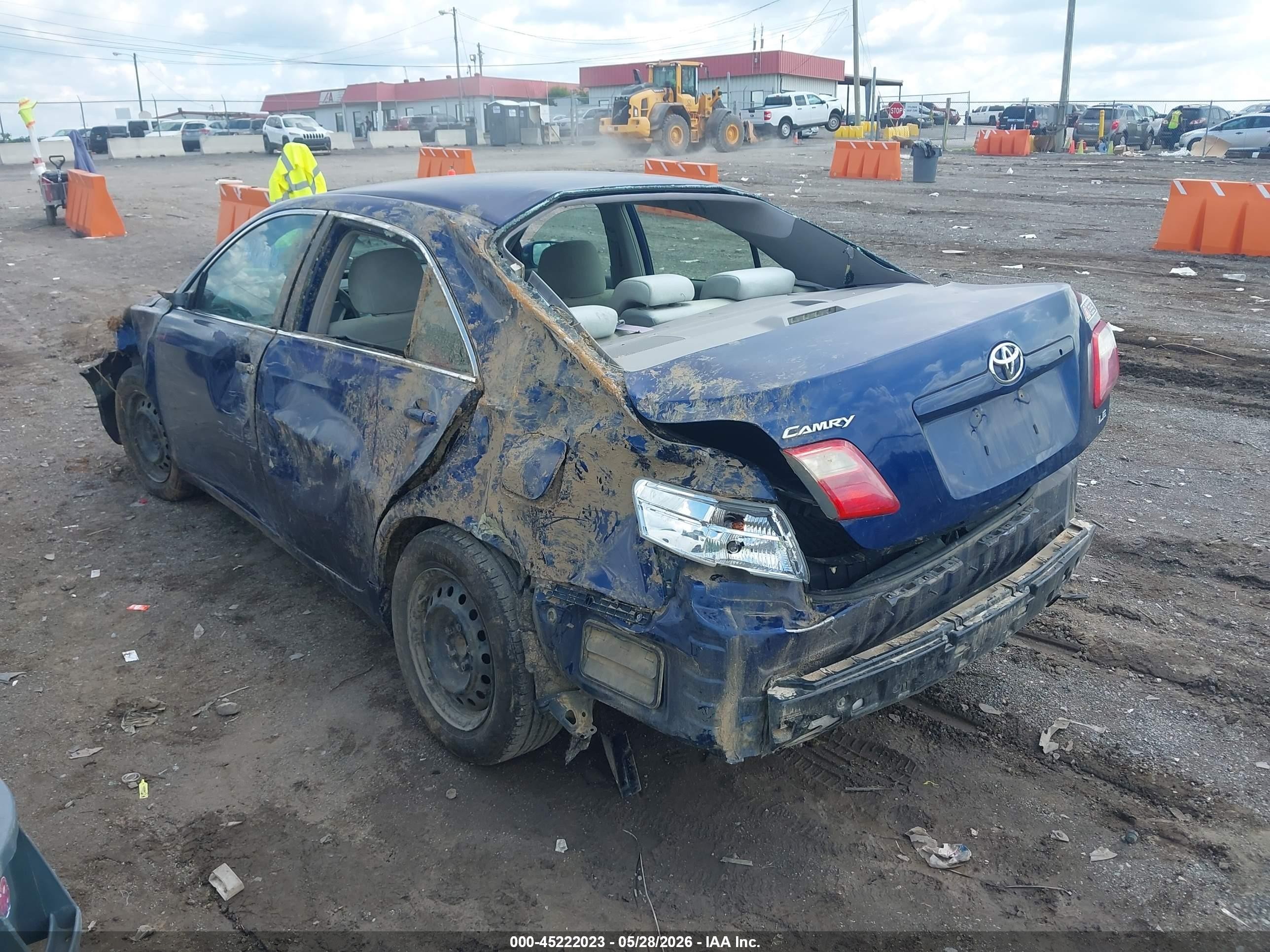 2007 Toyota Camry Le Blue vin: 4T1BE46K07U132829