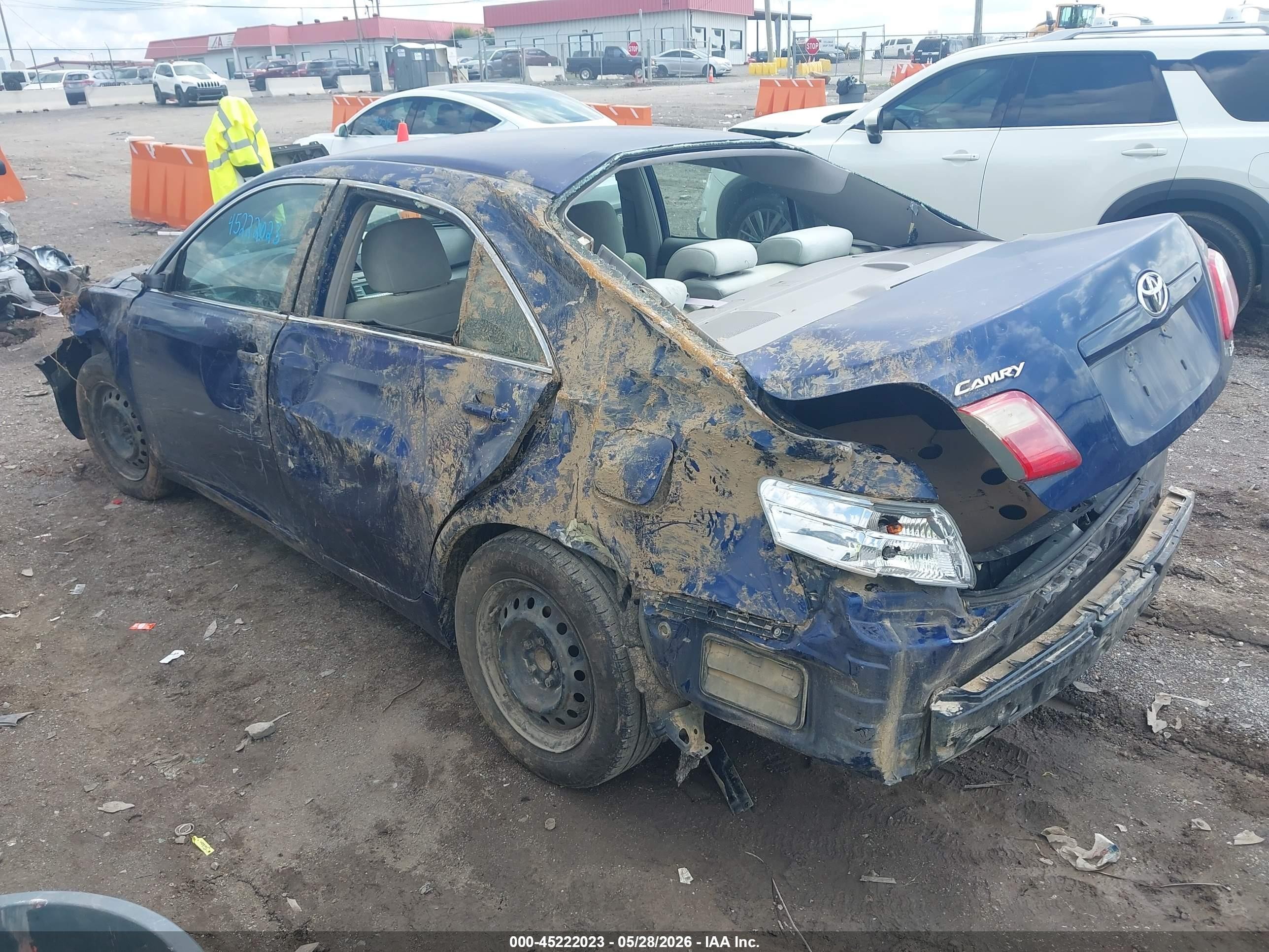 2007 Toyota Camry Le Blue vin: 4T1BE46K07U132829