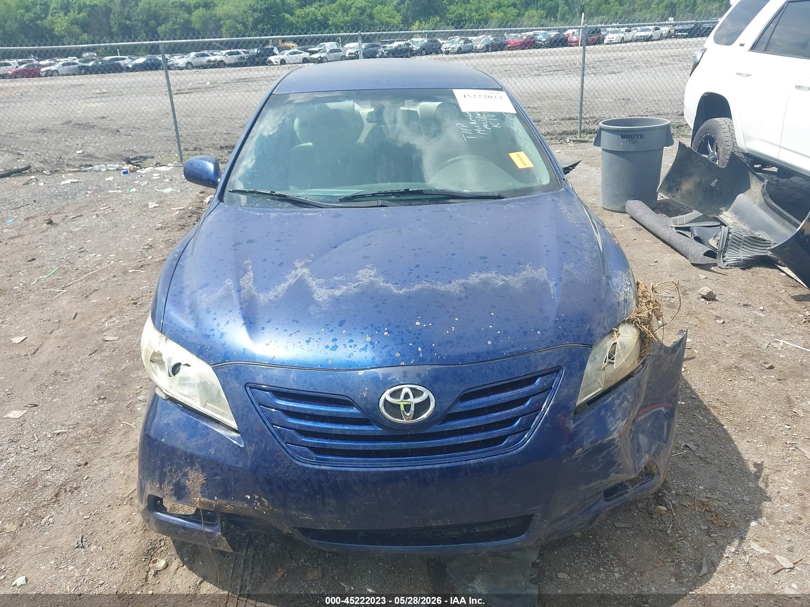 2007 Toyota Camry Le Blue vin: 4T1BE46K07U132829