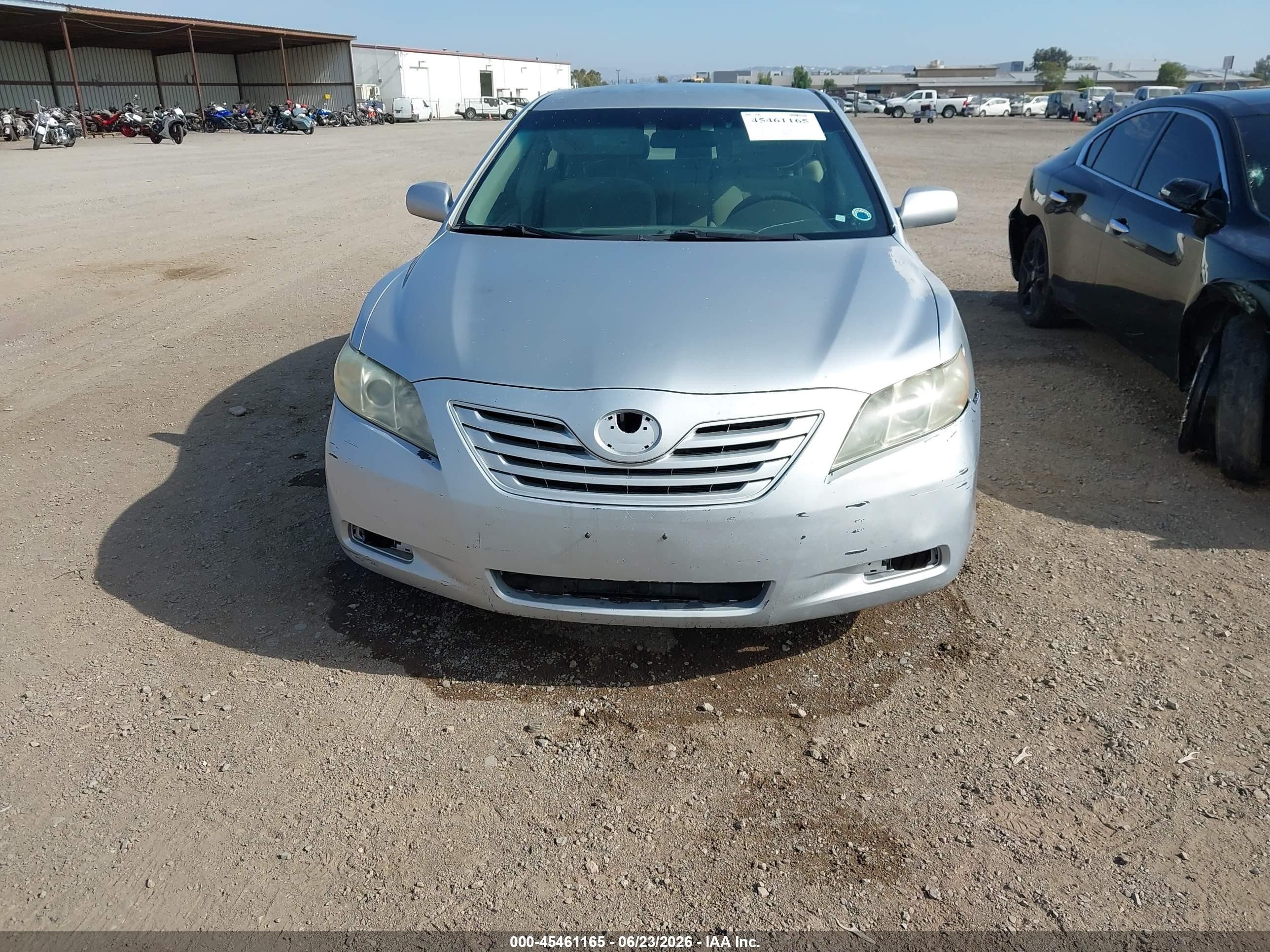2007 Toyota Camry Le Silver vin: 4T1BE46K07U138730