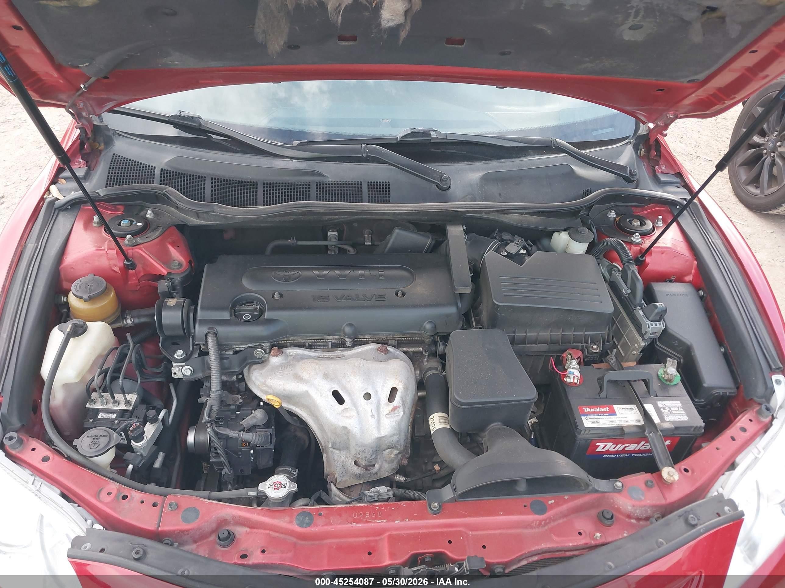 2007 Toyota Camry Le Red vin: 4T1BE46K07U140834