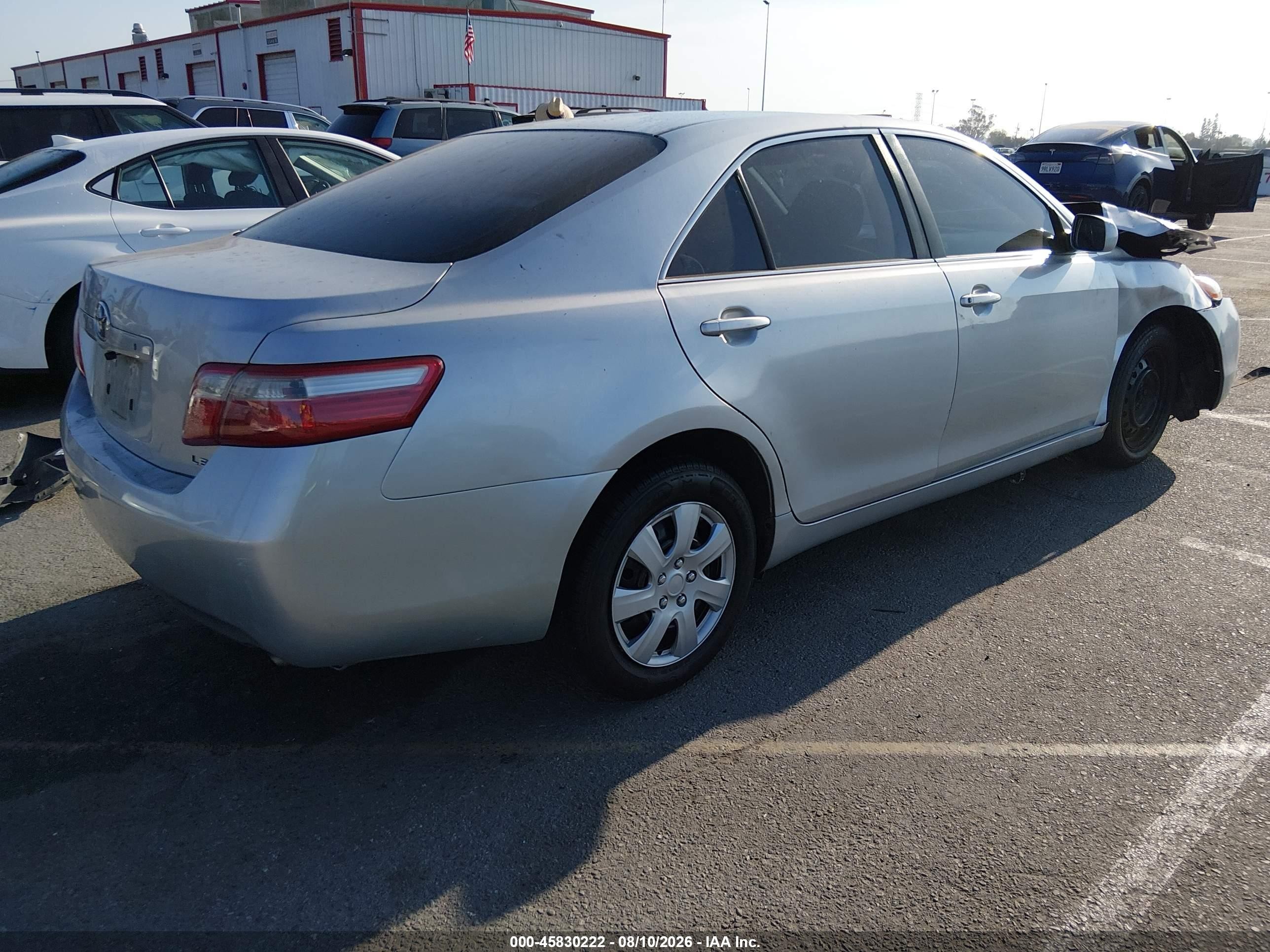 2007 Toyota Camry Ce Silver vin: 4T1BE46K07U148626