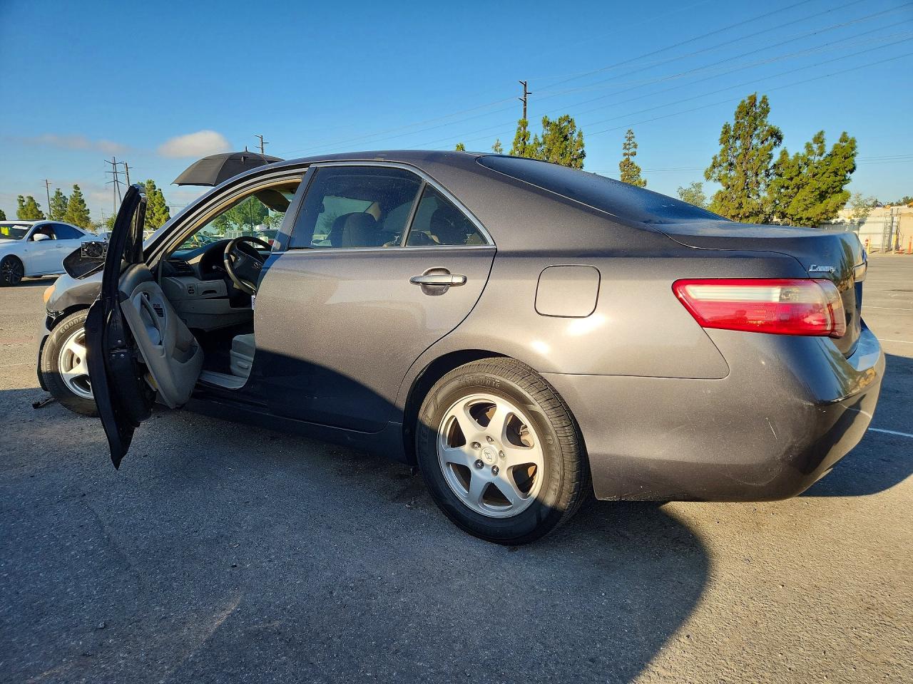 2007 Toyota Camry Le Gray vin: 4T1BE46K07U149016