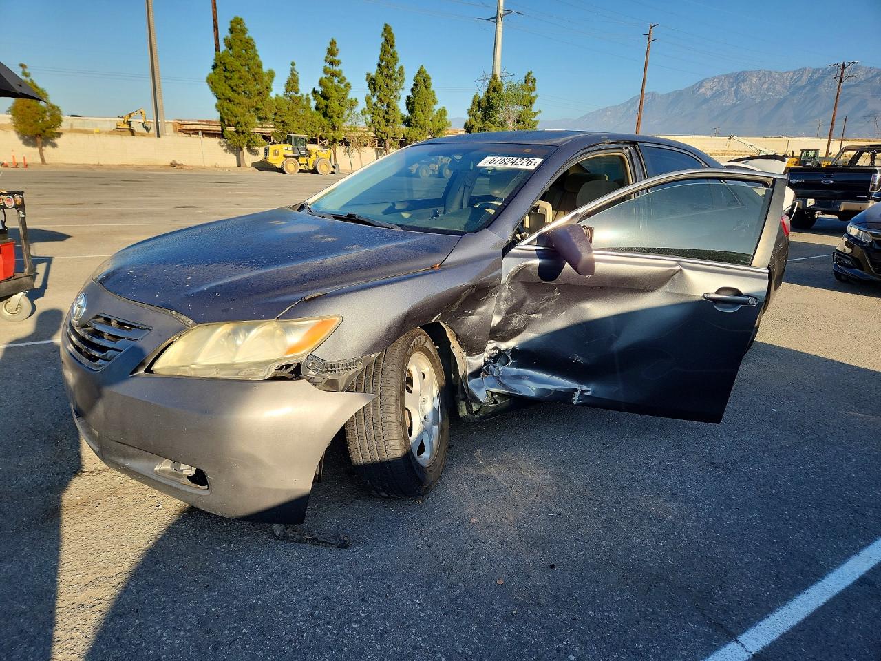 2007 Toyota Camry Le Gray vin: 4T1BE46K07U149016