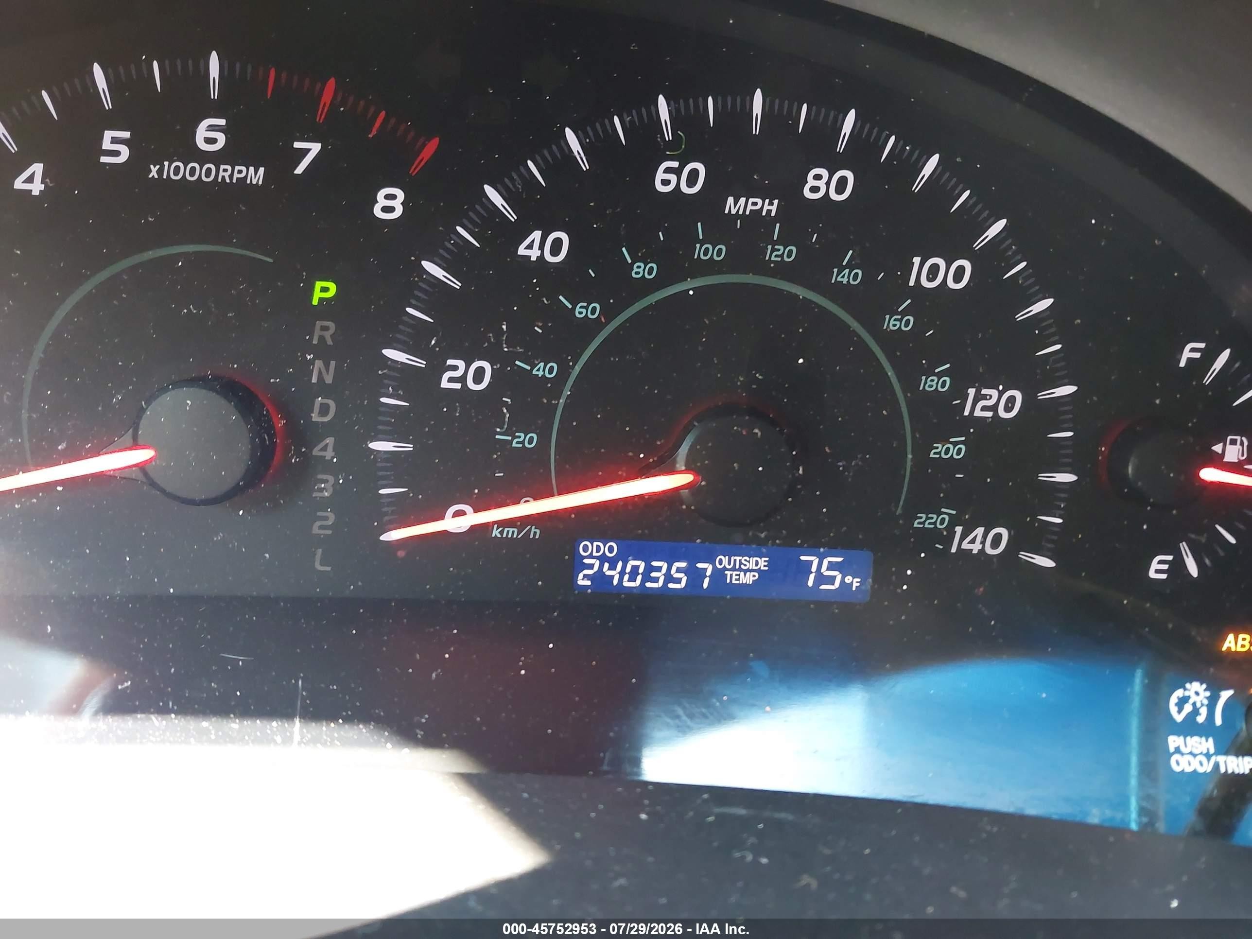 2007 Toyota Camry Le Gray vin: 4T1BE46K07U158301