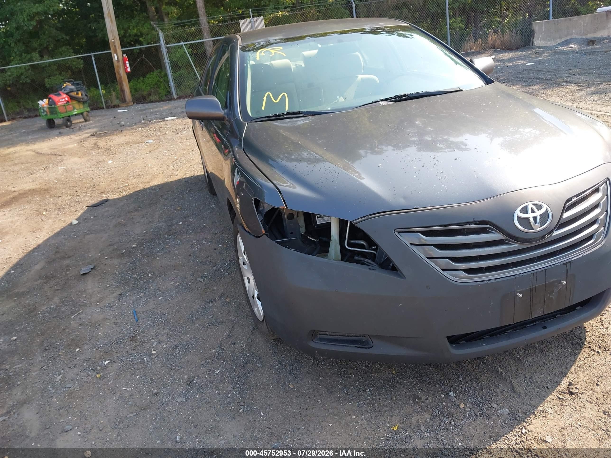 2007 Toyota Camry Le Gray vin: 4T1BE46K07U158301