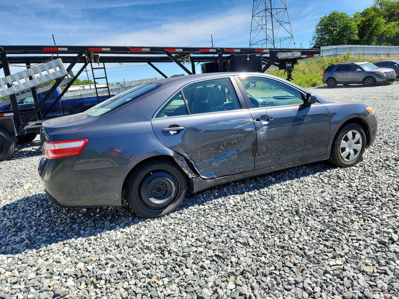 2007 Toyota Camry Le Gray vin: 4T1BE46K07U169136
