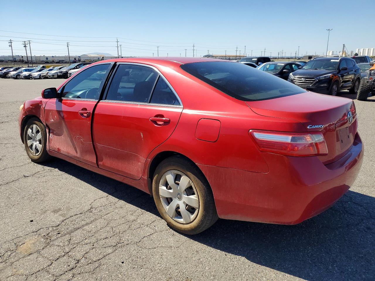 2007 Toyota Camry Le Red vin: 4T1BE46K07U174837