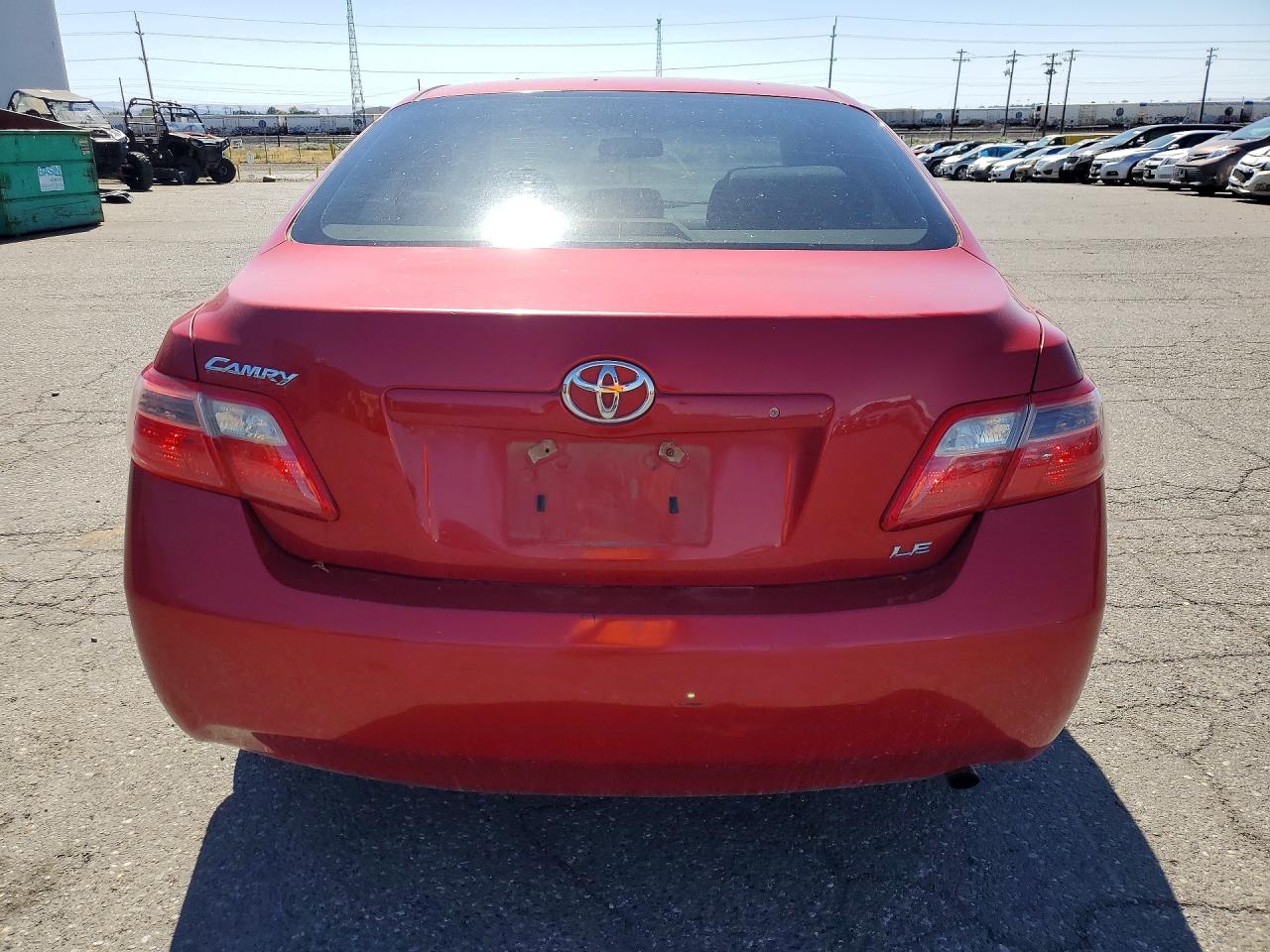 2007 Toyota Camry Le Red vin: 4T1BE46K07U174837