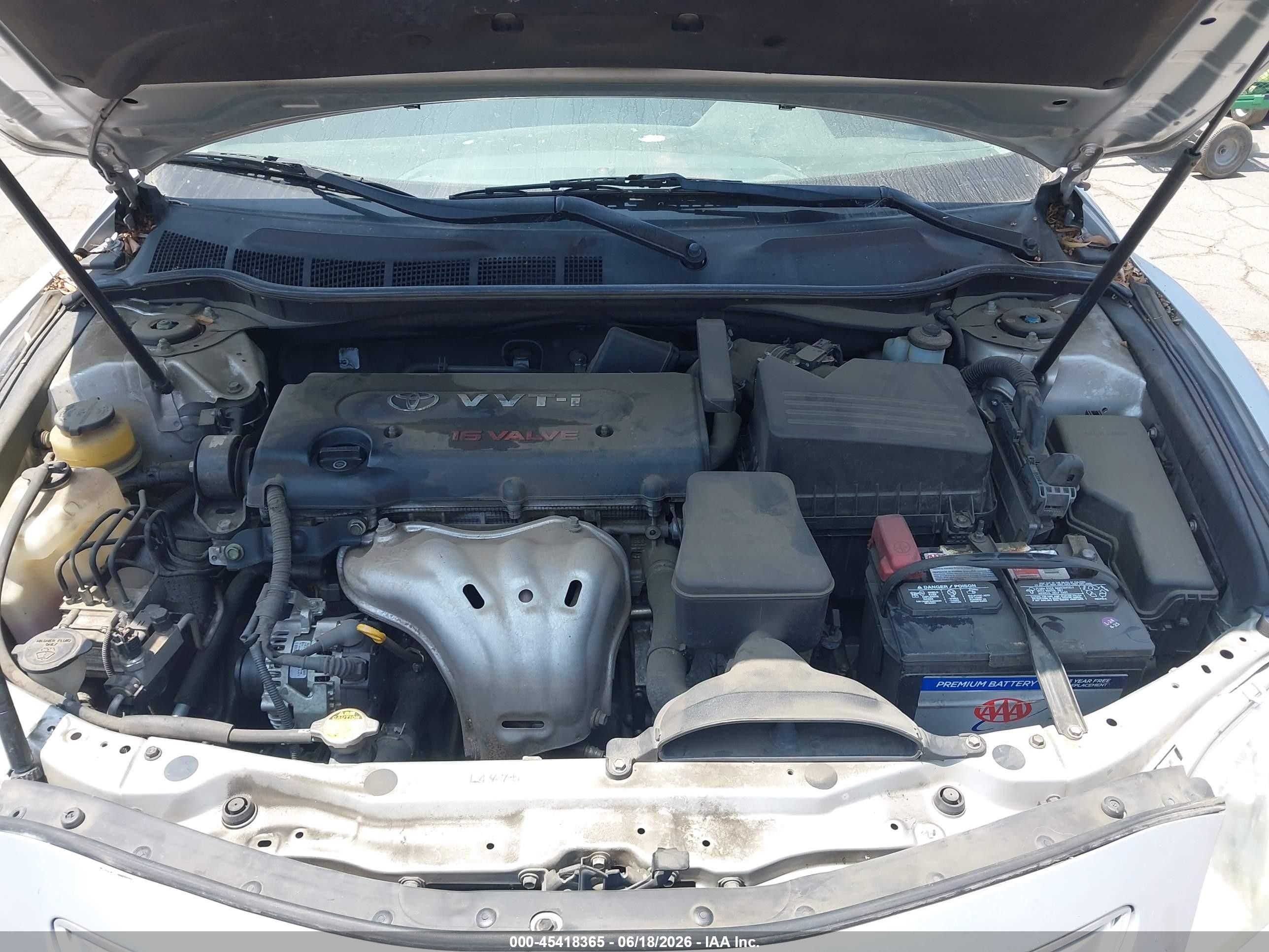 2007 Toyota Camry Le Silver vin: 4T1BE46K07U189127