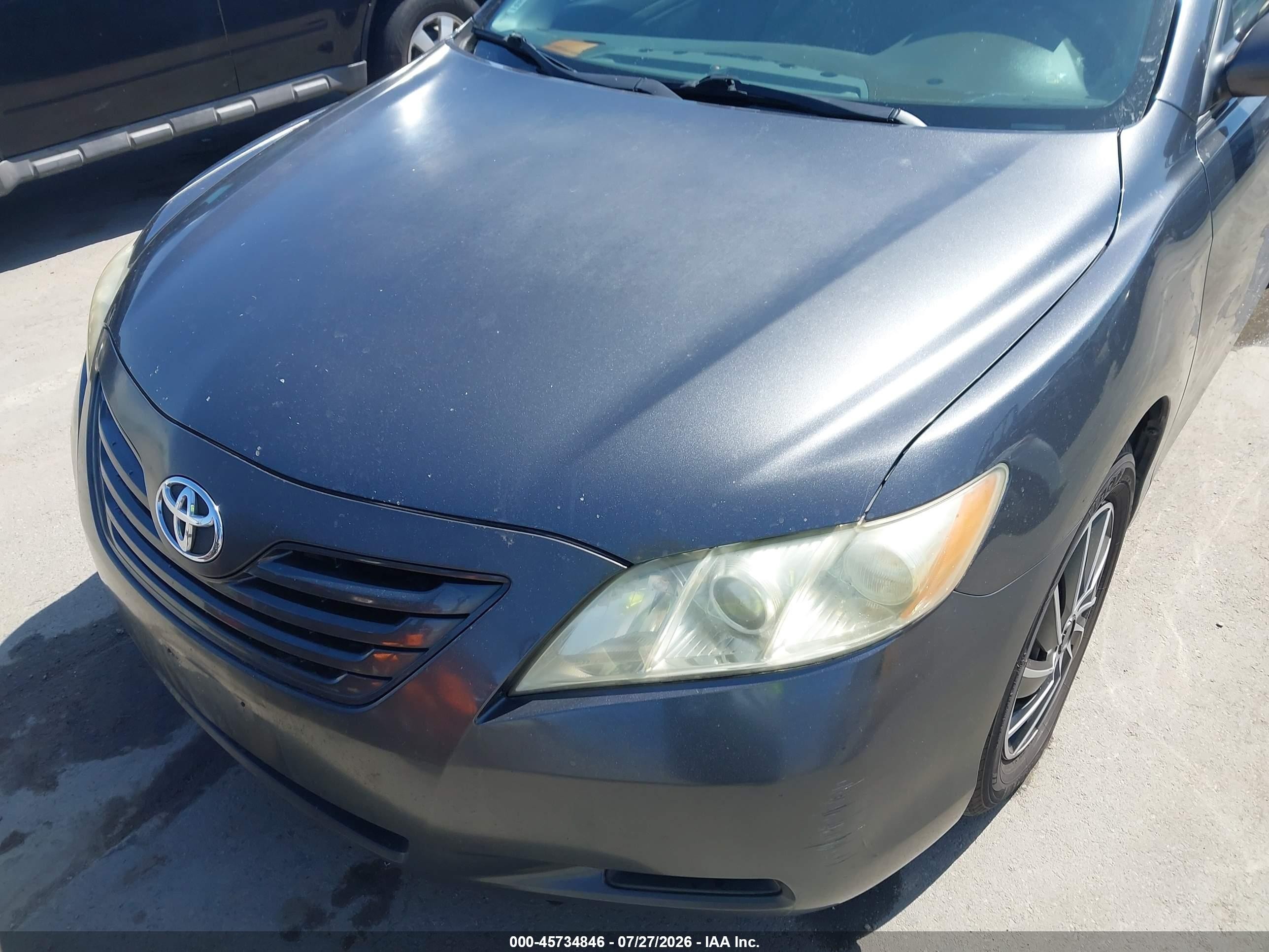 2007 Toyota Camry Le Gray vin: 4T1BE46K07U193758