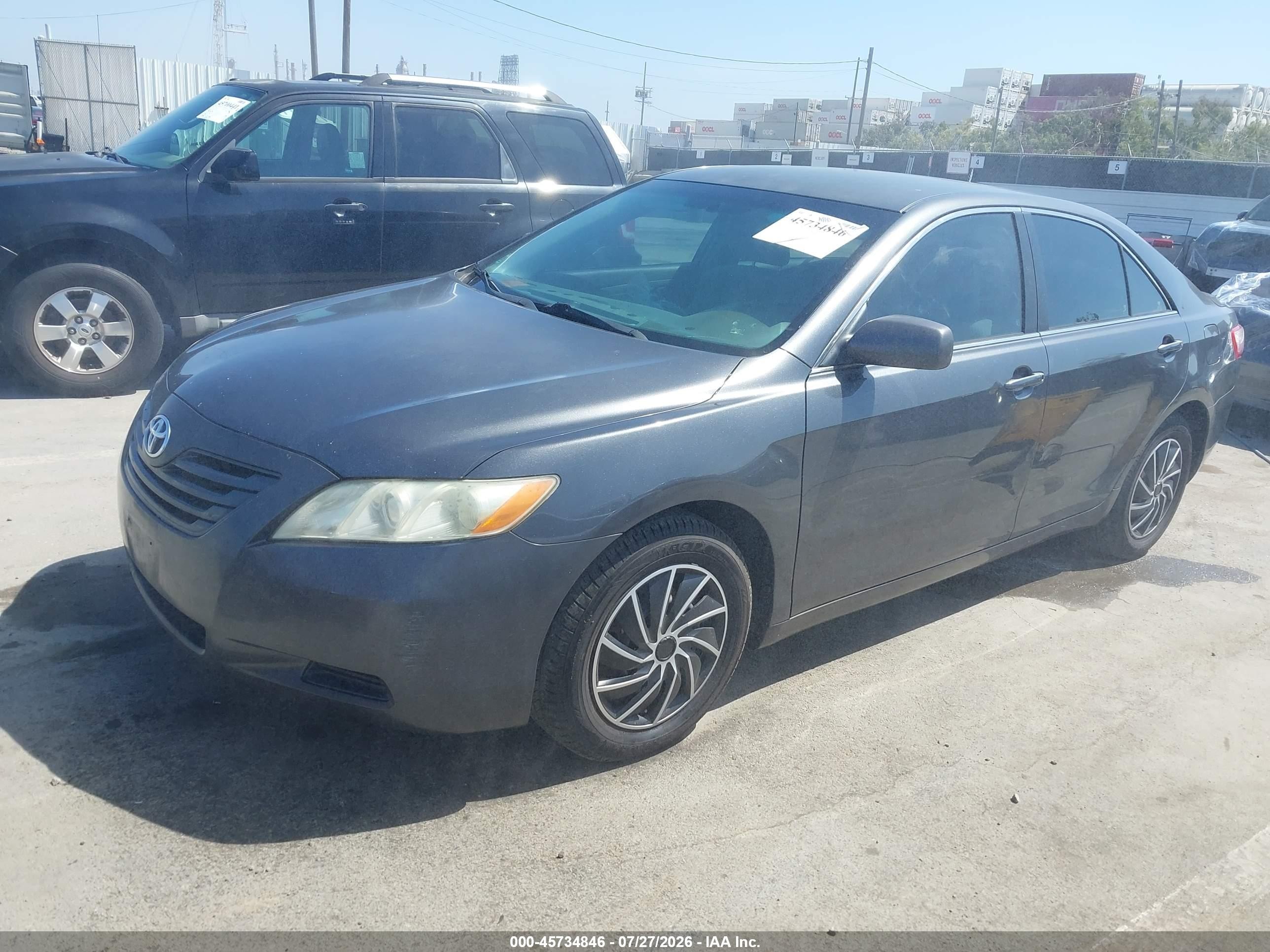 2007 Toyota Camry Le Gray vin: 4T1BE46K07U193758