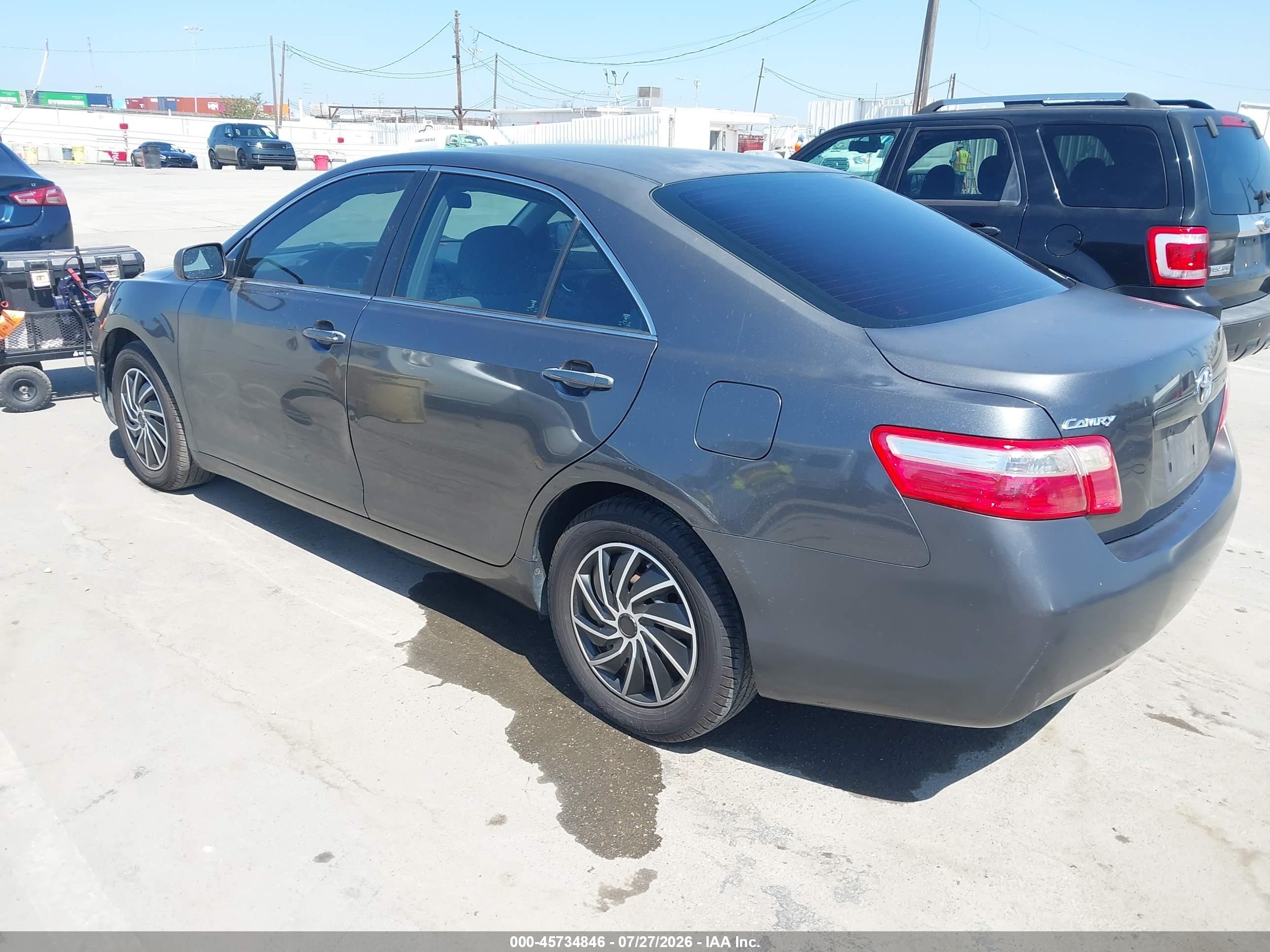 2007 Toyota Camry Le Gray vin: 4T1BE46K07U193758
