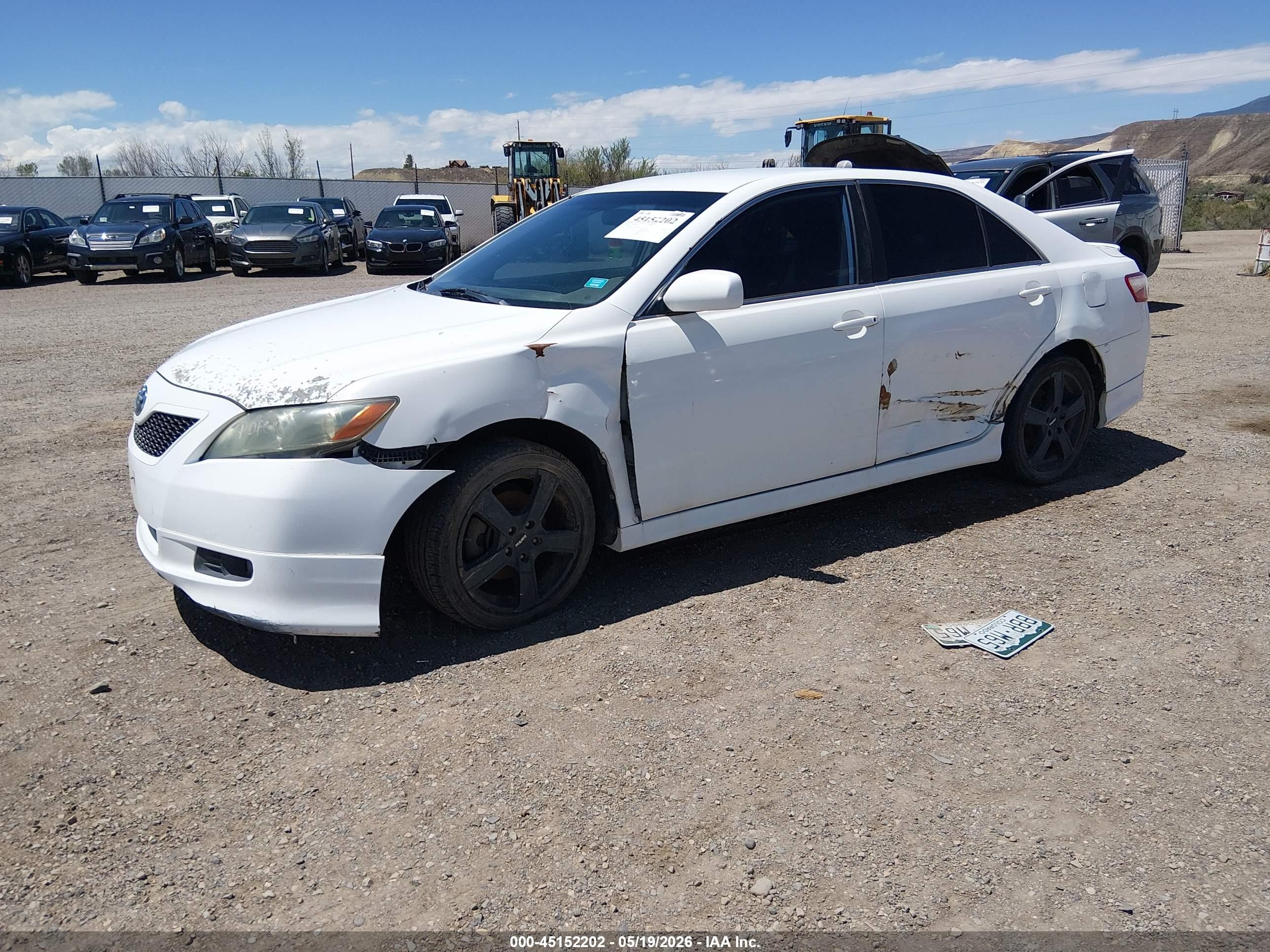 2007 Toyota Camry Se White vin: 4T1BE46K07U524757