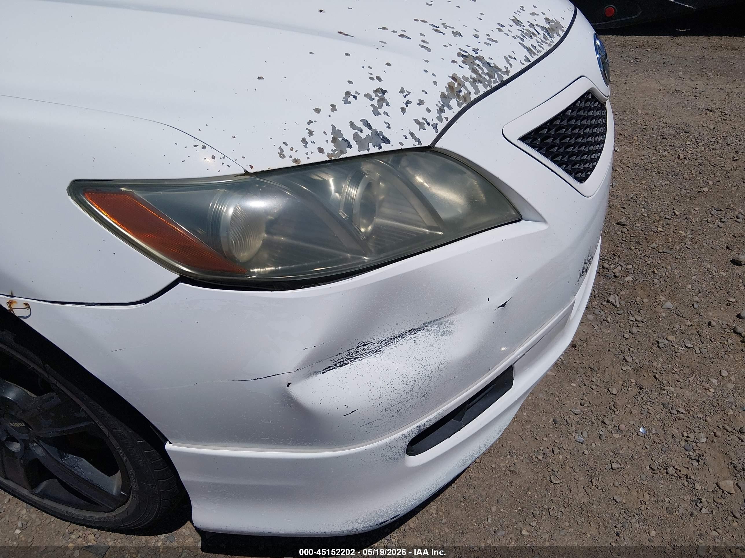 2007 Toyota Camry Se White vin: 4T1BE46K07U524757