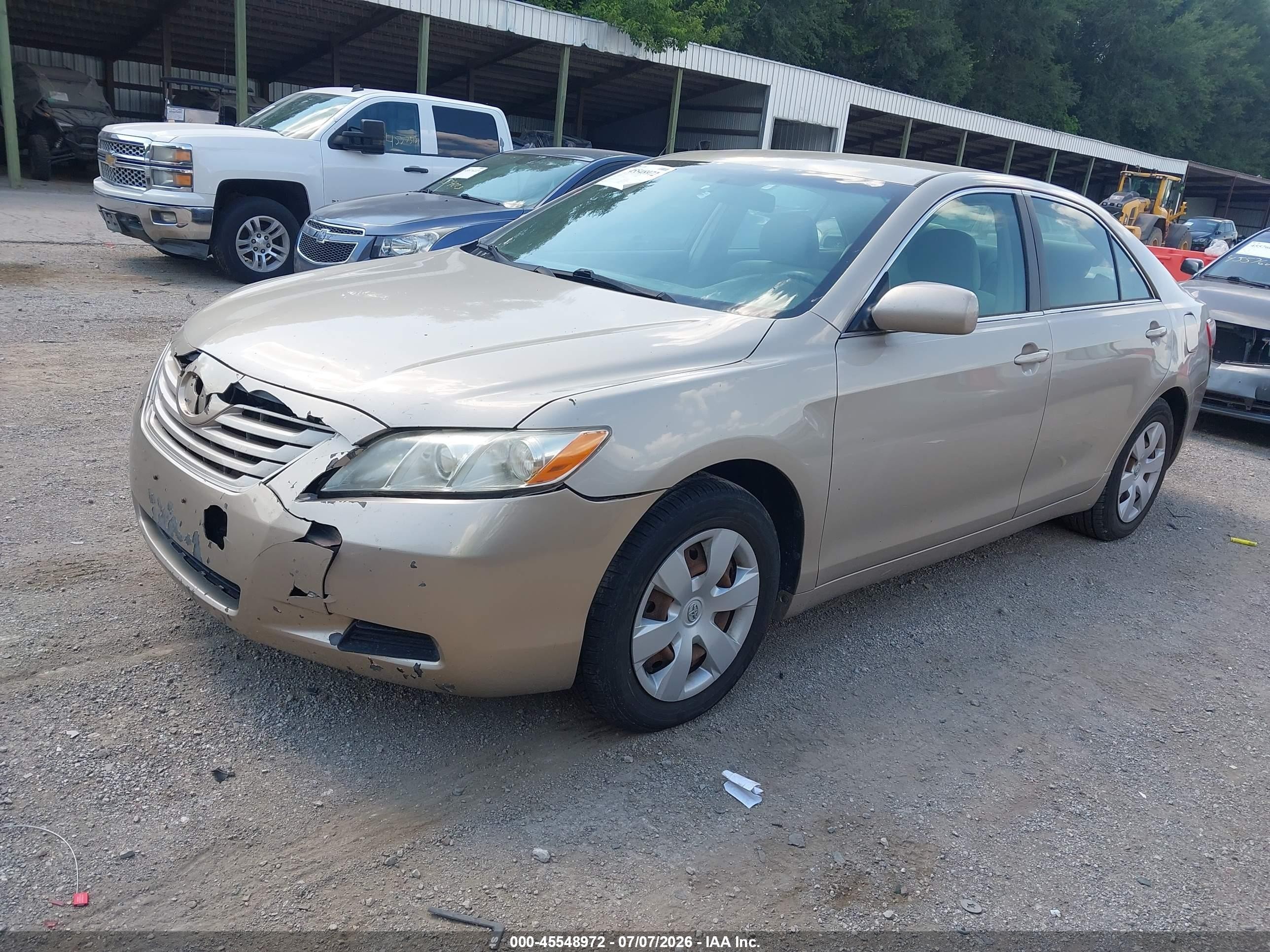 2007 Toyota Camry Le Золотой vin: 4T1BE46K07U528758