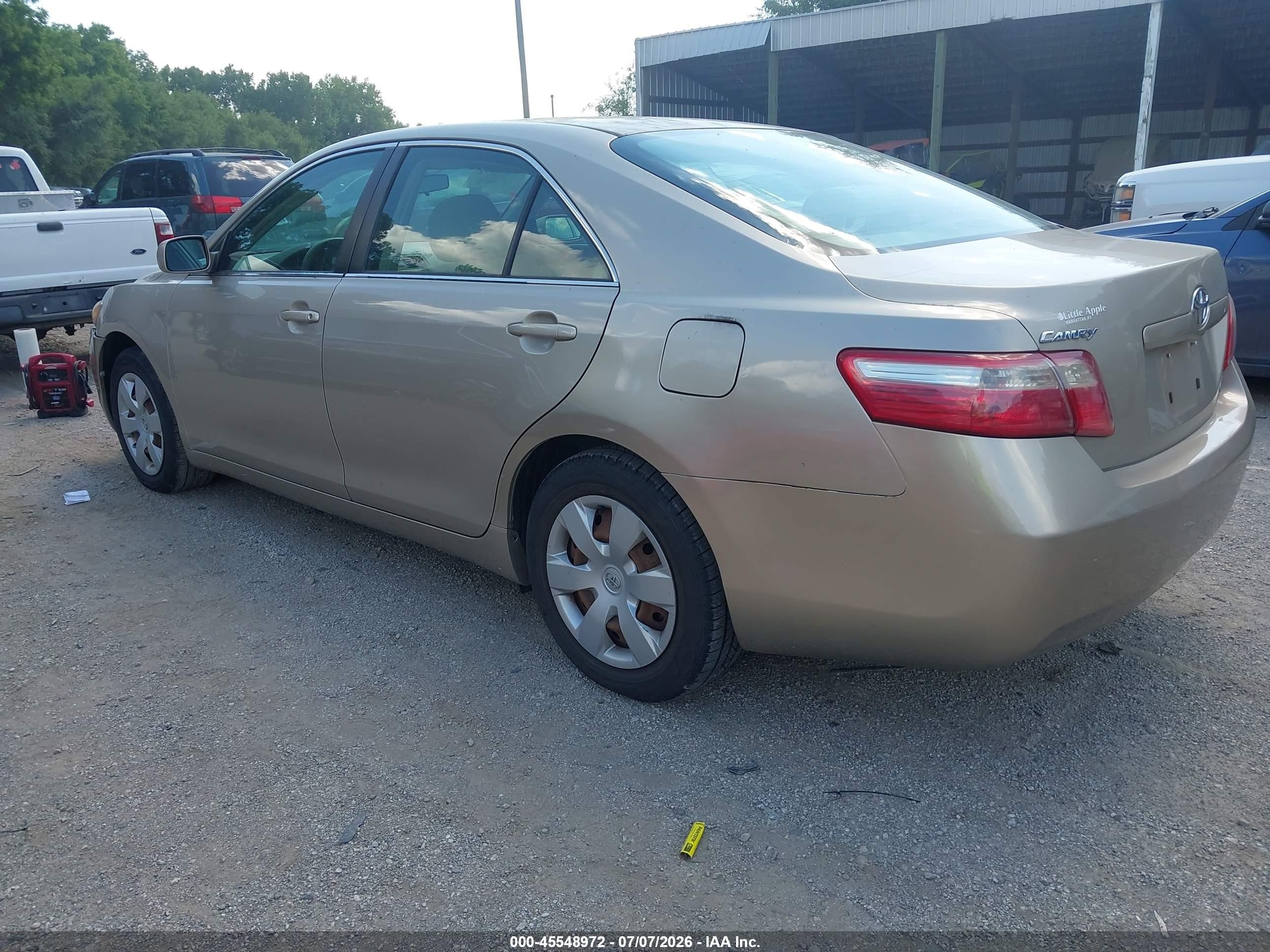 2007 Toyota Camry Le Золотой vin: 4T1BE46K07U528758