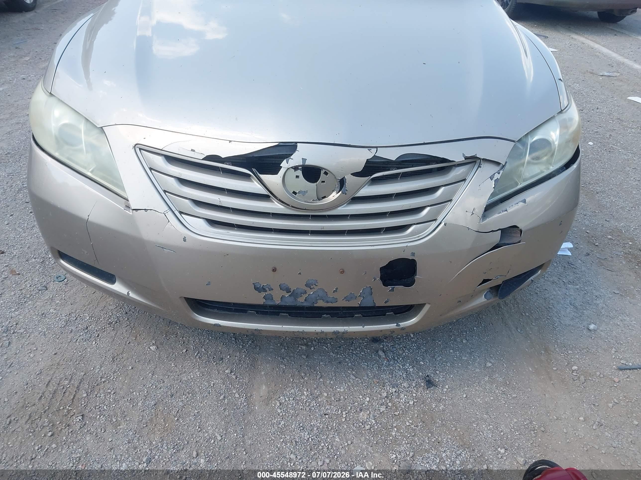 2007 Toyota Camry Le Золотой vin: 4T1BE46K07U528758